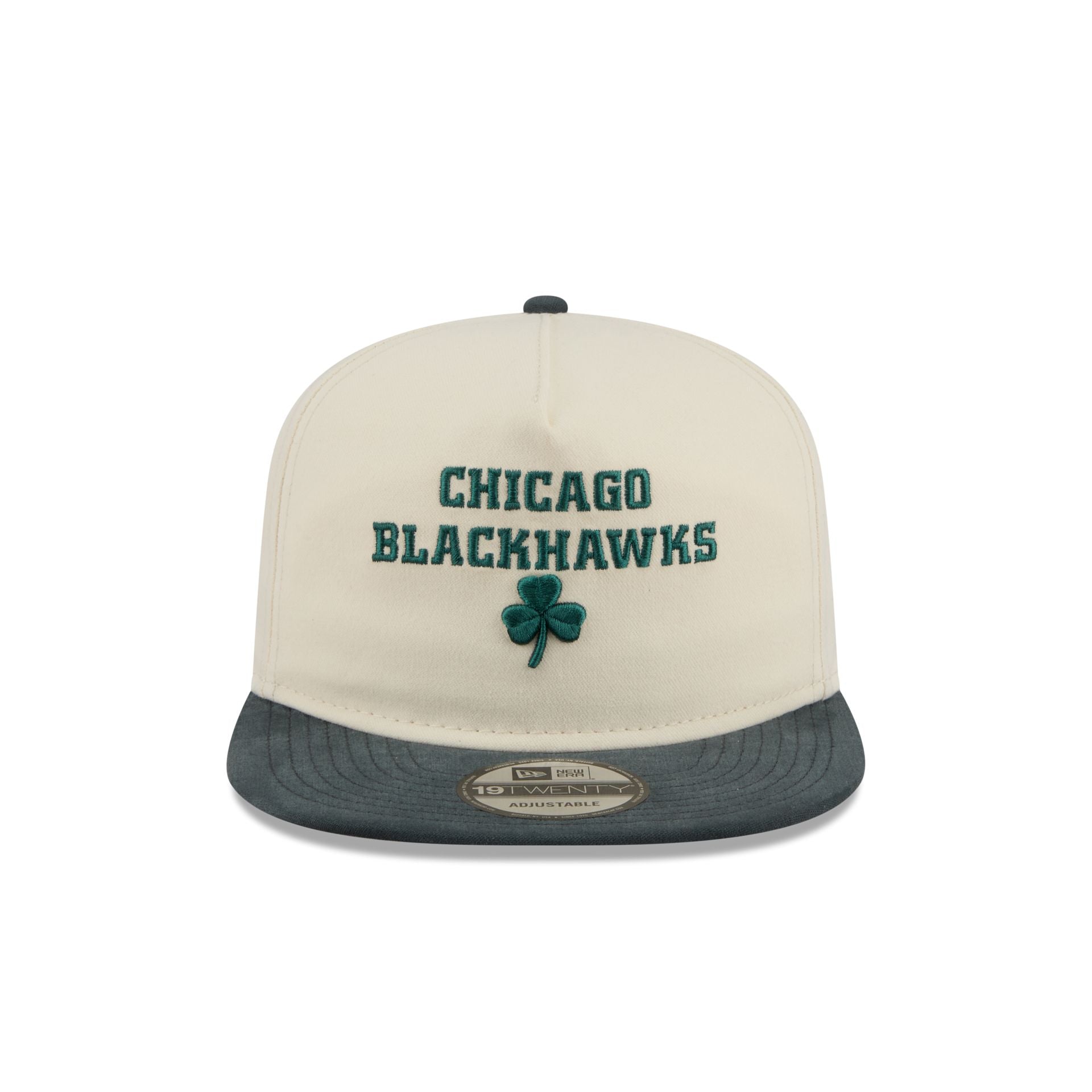 Alternative view of Chicago Blackhawks Metallic Logo 19Twenty Adjustable Hat