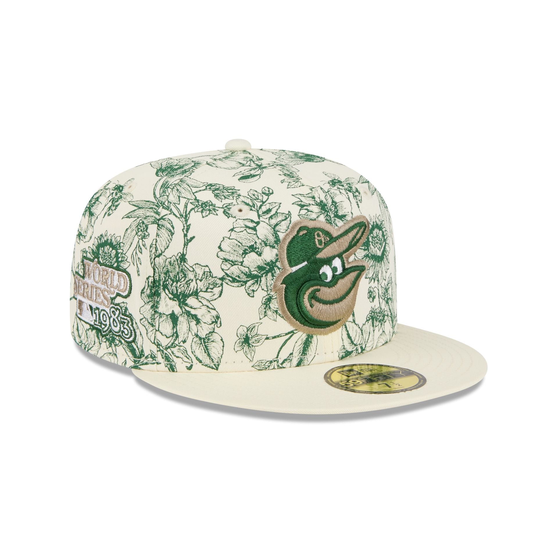 Baltimore Orioles Spring Floral 59Fifty Fitted Hat