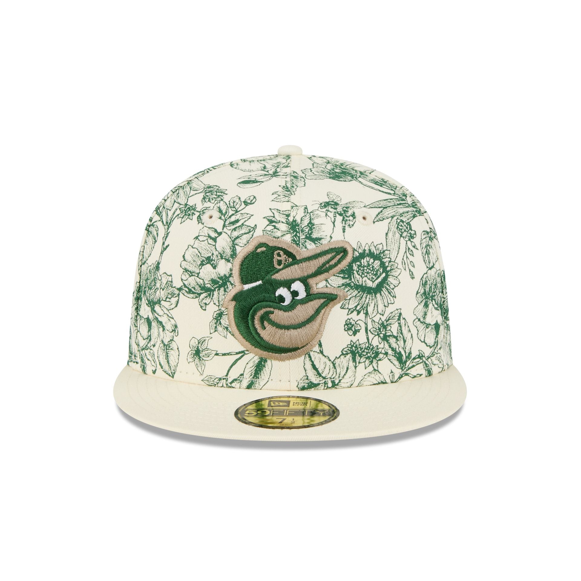 Alternative view of Baltimore Orioles Spring Floral 59Fifty Fitted Hat