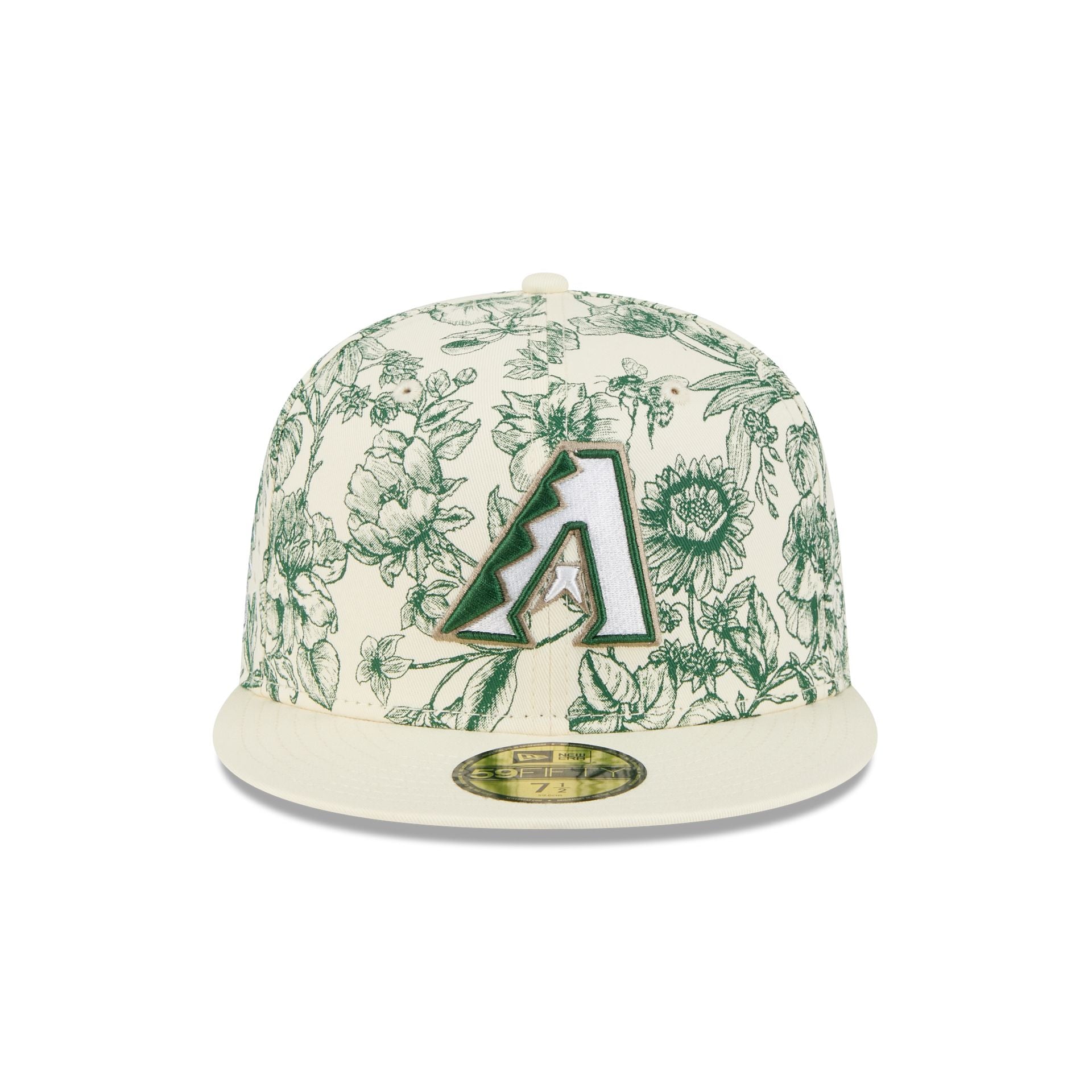 Alternative view of Arizona Diamondbacks Spring Floral 59Fifty Fitted Hat