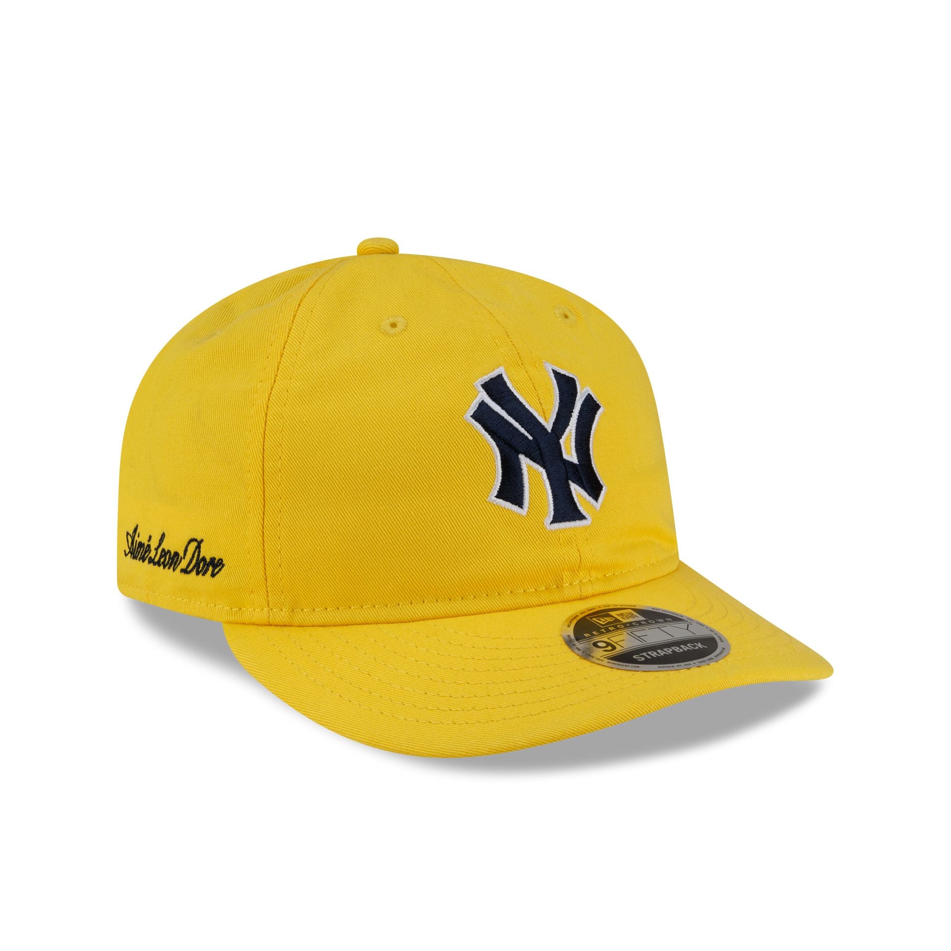Aimé Leon Dore New York Yankees Yellow Retro Crown 9Fifty Strapback Hat