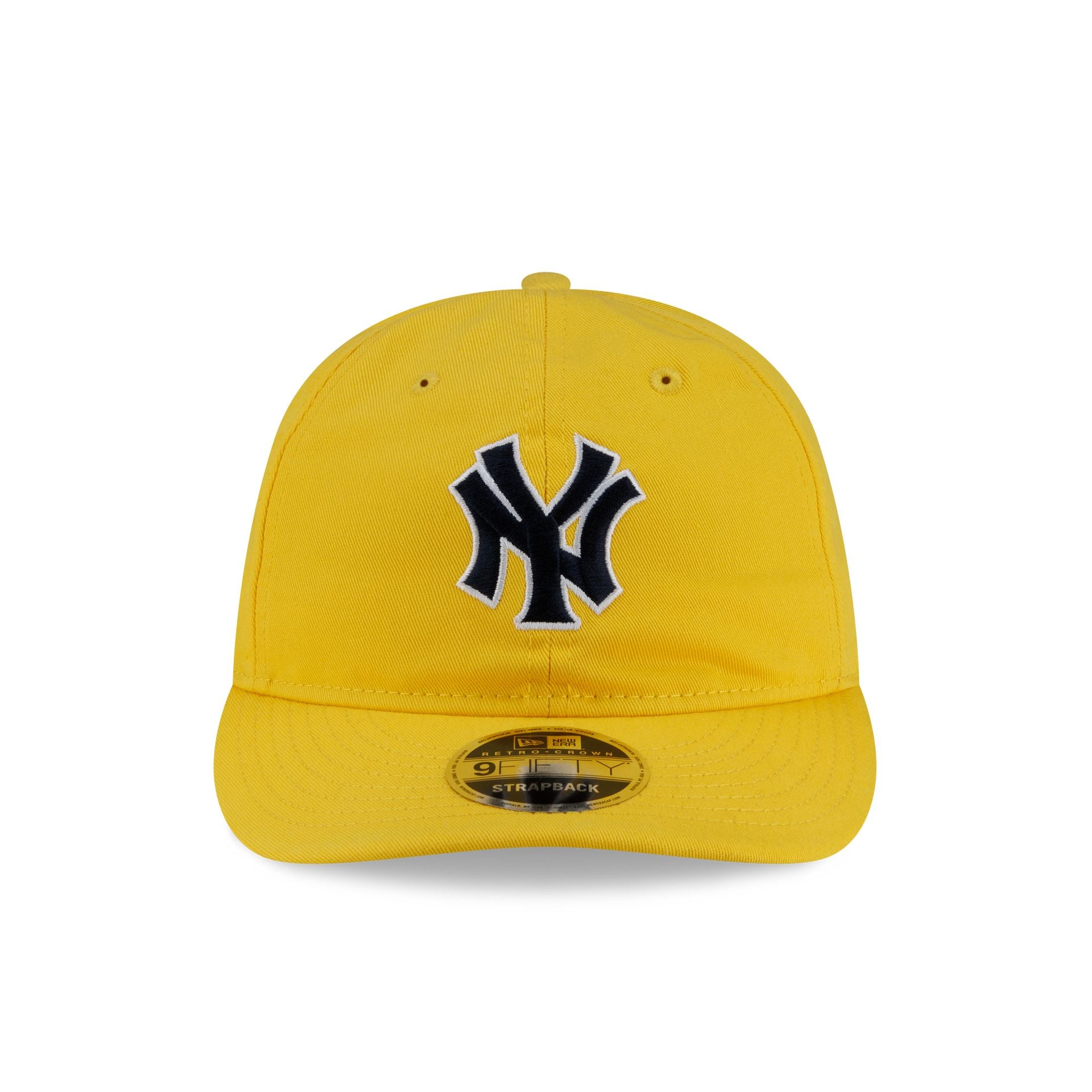 Alternative view of Aimé Leon Dore New York Yankees Yellow Retro Crown 9Fifty Strapback Hat