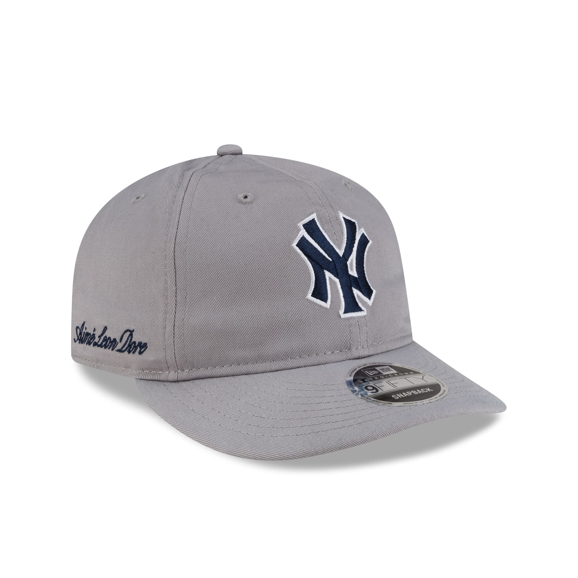 Aimé Leon Dore New York Yankees Gray Retro Crown 9Fifty Strapback Hat