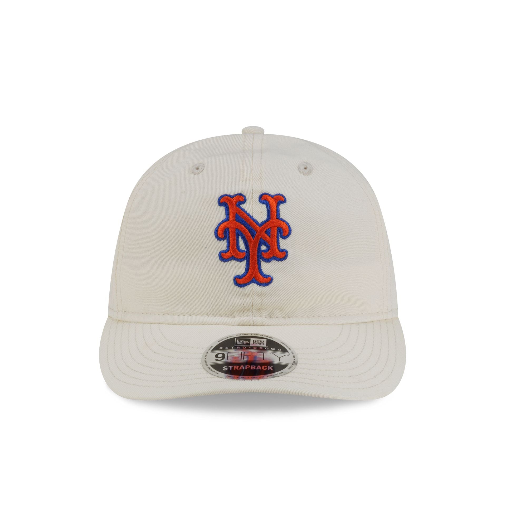 Alternative view of Aimé Leon Dore New York Mets Chrome White Retro Crown 9Fifty Strapback Hat