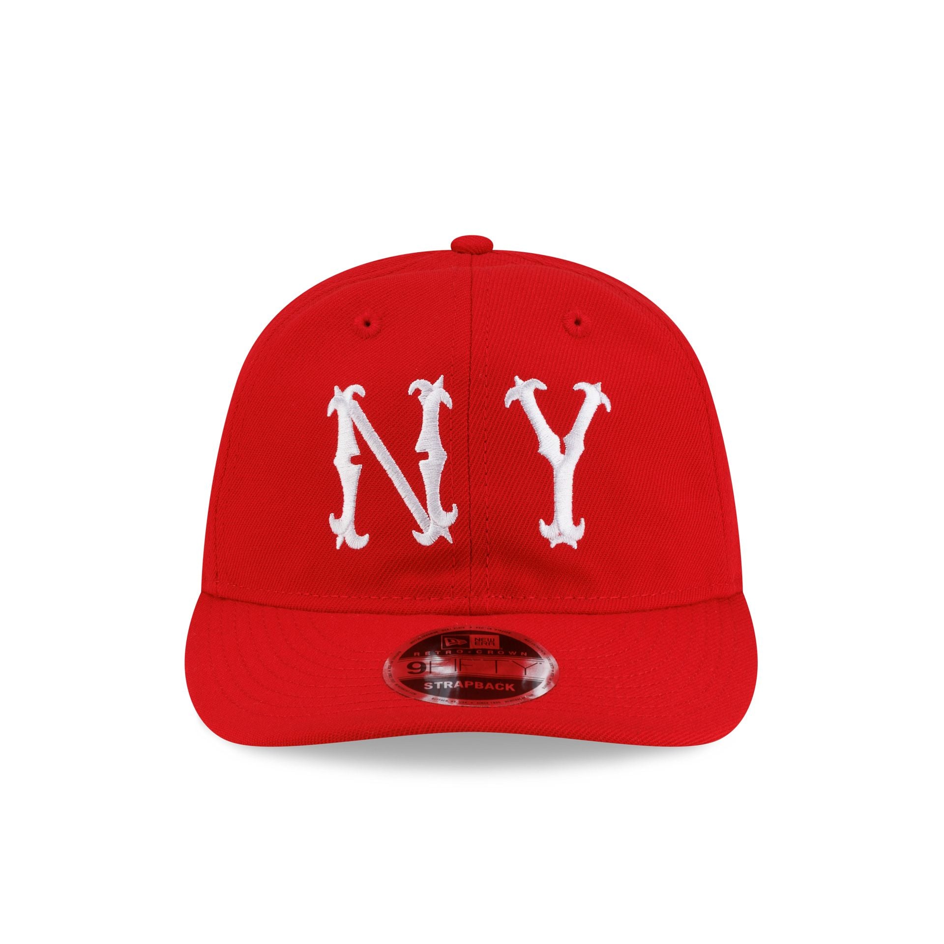 Alternative view of Aimé Leon Dore New York Highlanders Front Door Red Retro Crown 9Fifty Strapback Hat