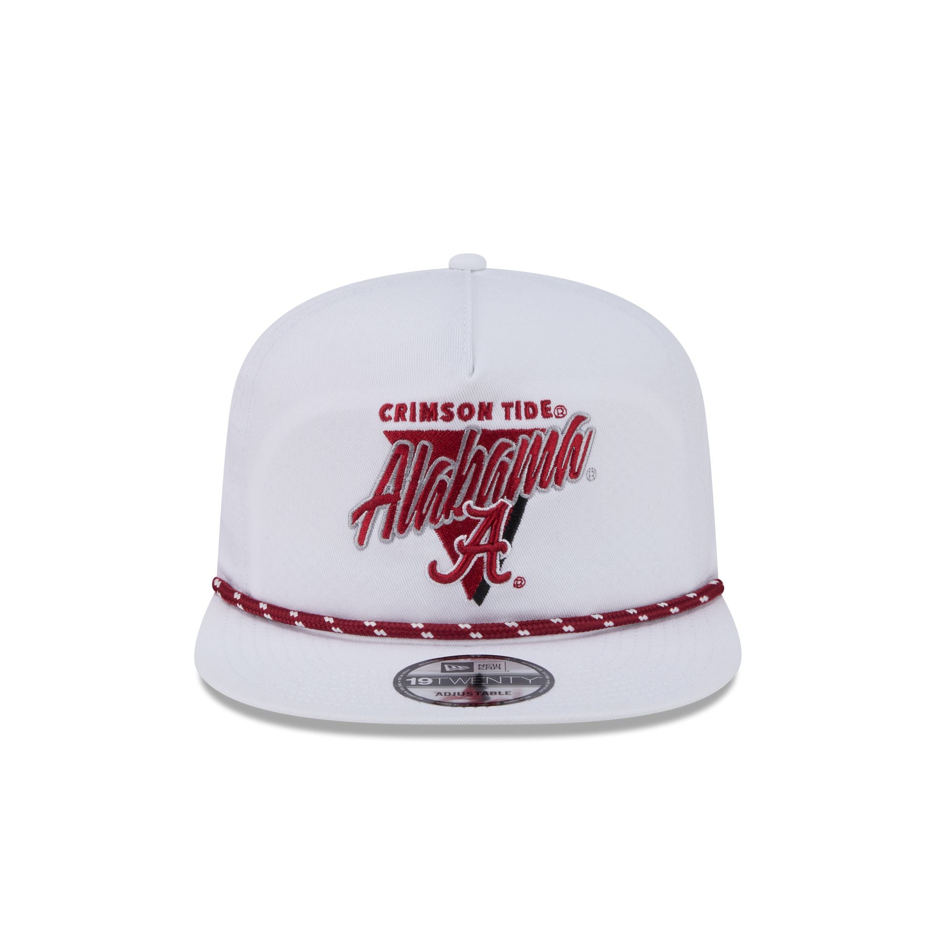 Alternative view of Alabama Crimson Tide Collegiate White 19Twenty Snapback Hat
