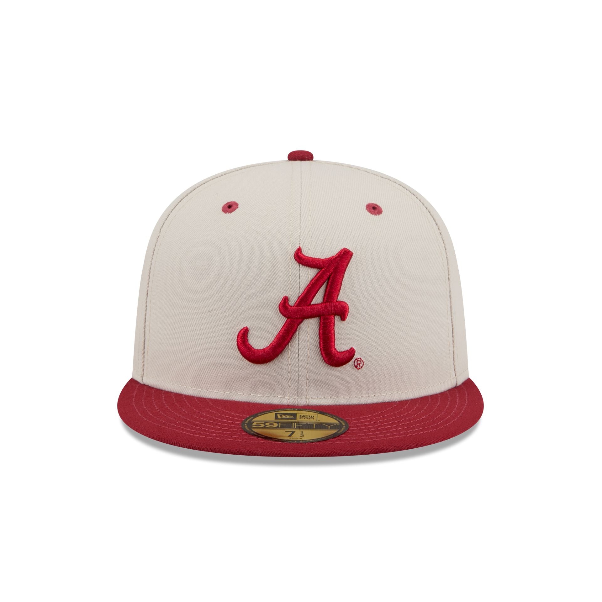 Alternative view of Alabama Crimson Tide Collegiate Two-Tone Chrome 59Fifty Fitted Hat
