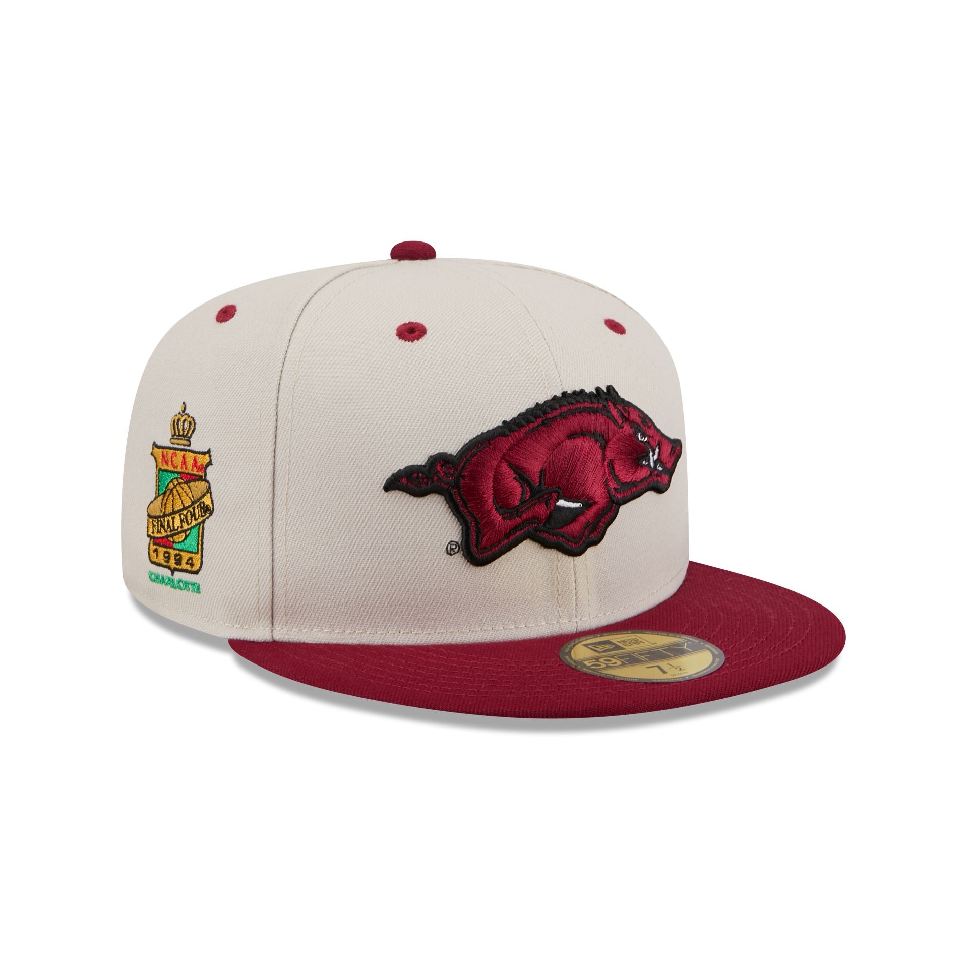 Arkansas Razorbacks Collegiate Two-Tone Chrome 59Fifty Fitted Hat