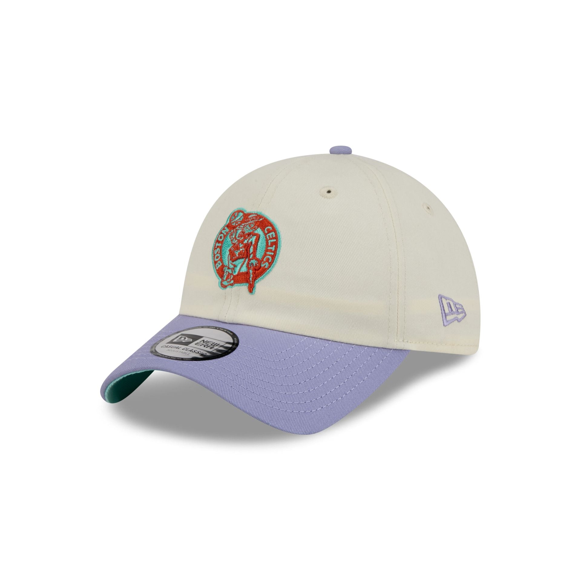 Alternative view of Boston Celtics Lavender Flowers Casual Classic Adjustable Hat