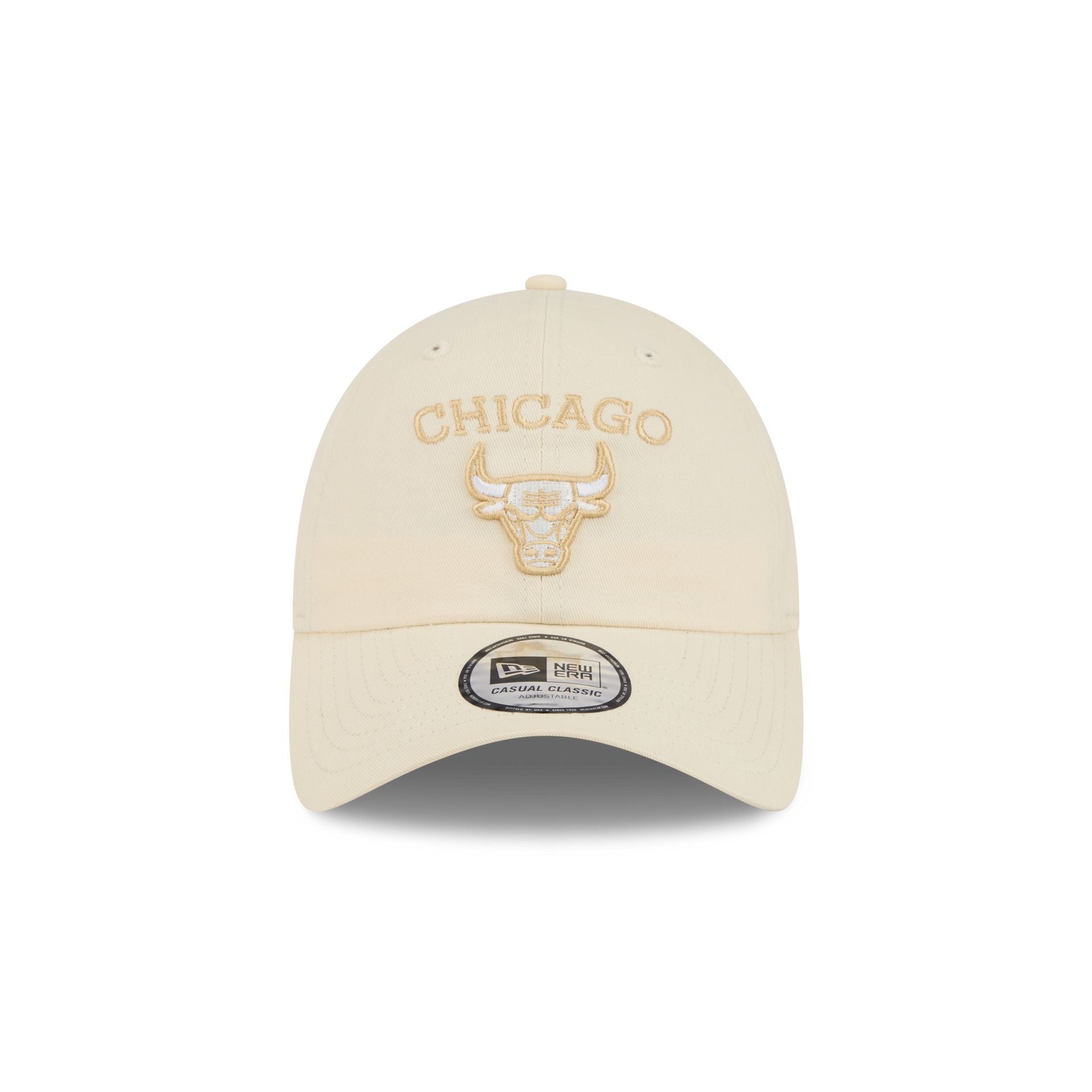 Alternative view of Chicago Bulls Team Logo Cream Casual Classic Adjustable Hat