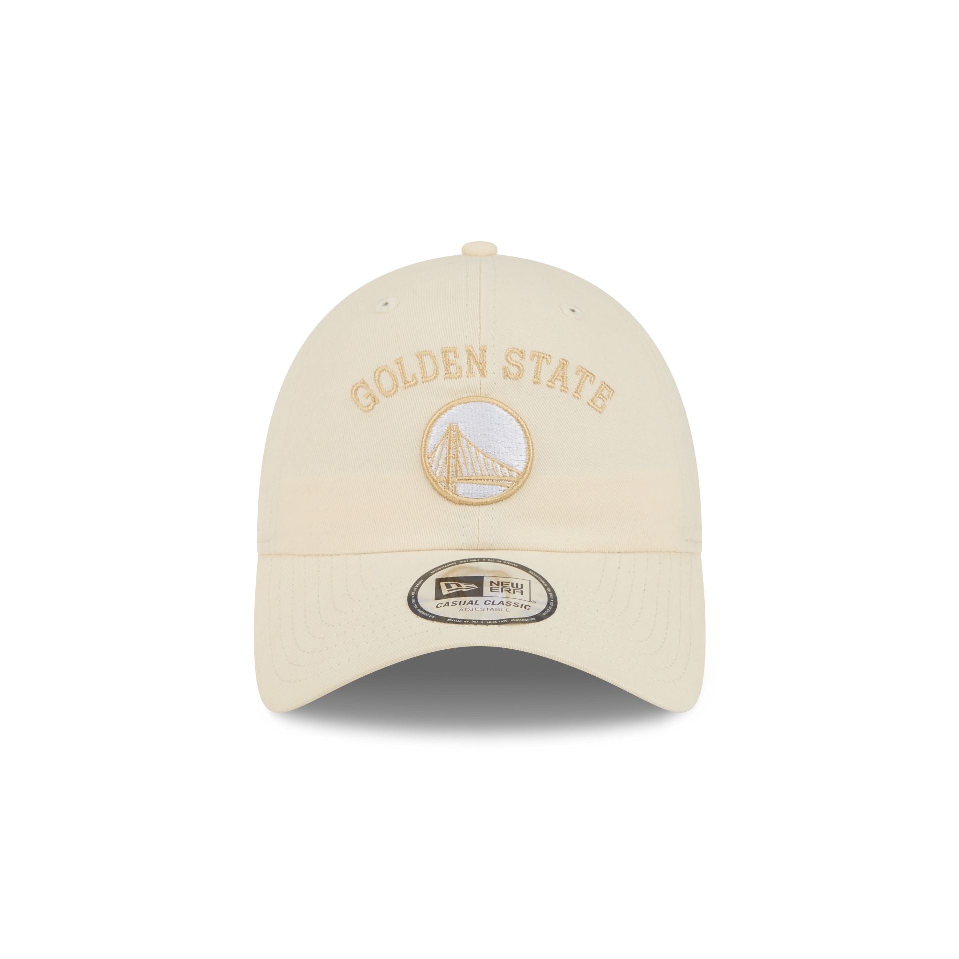 Alternative view of Golden State Warriors Team Logo Cream Casual Classic Adjustable Hat