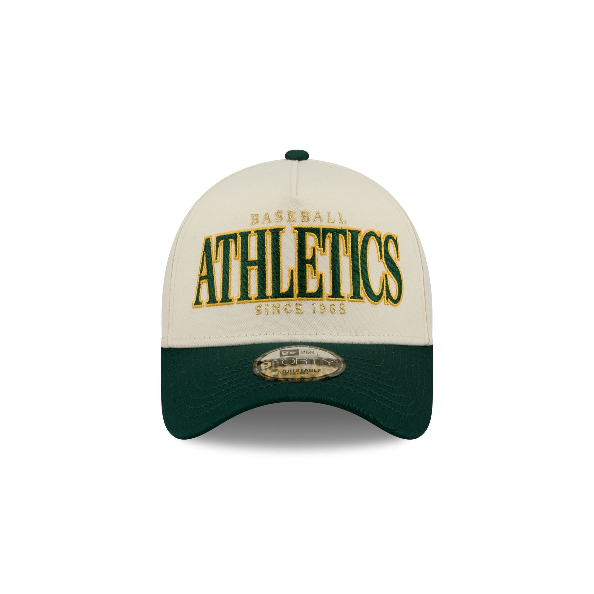 Alternative view of Athletics Opening Day Chrome White 9Forty A-Frame Snapback Hat
