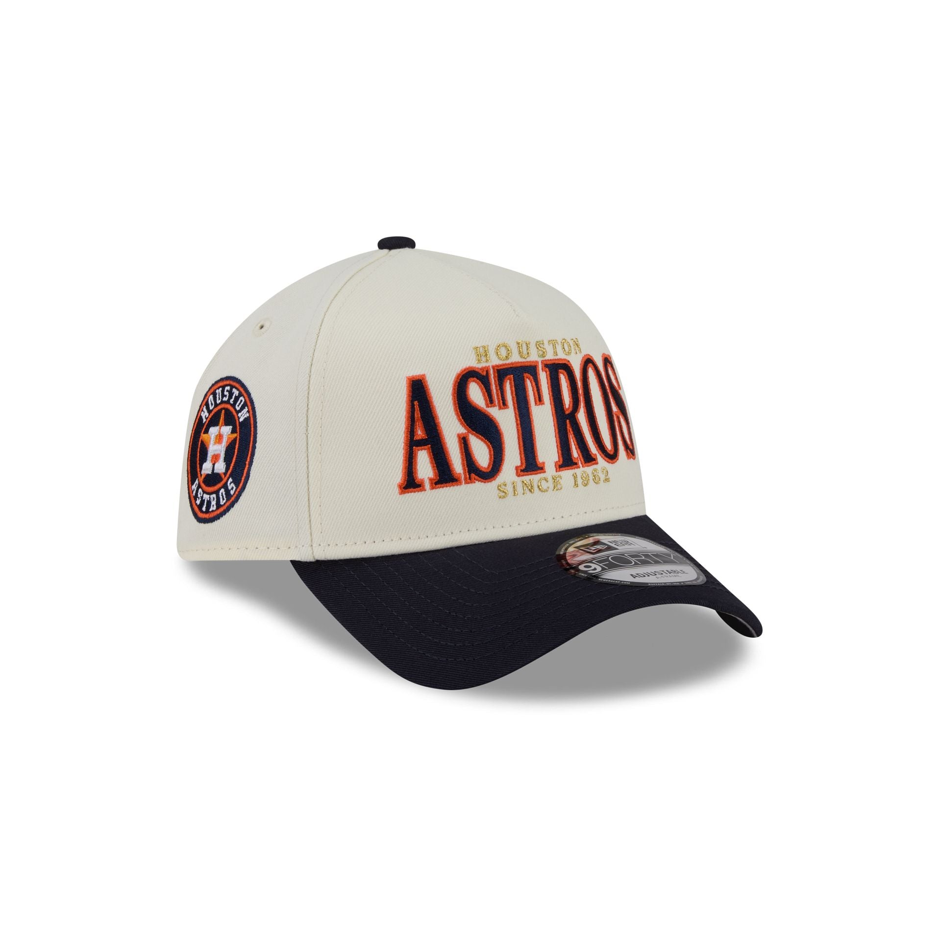Houston Astros Opening Day Chrome White 9Forty A-Frame Snapback Hat