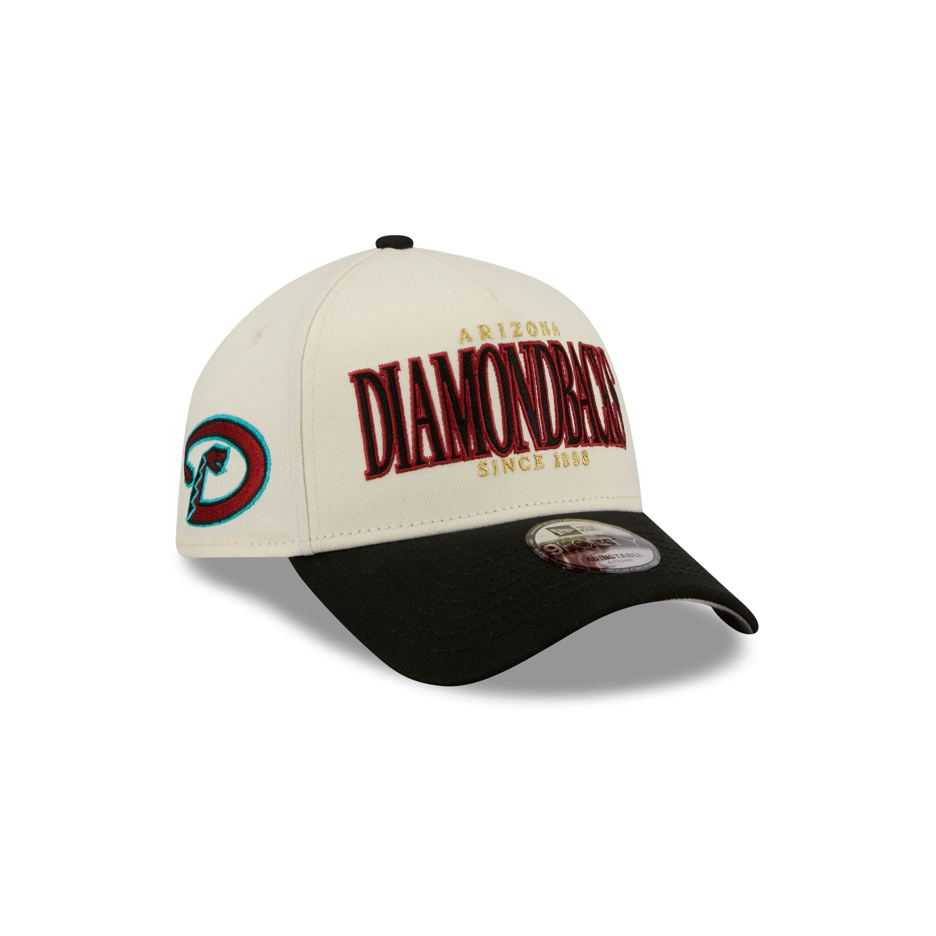 Arizona Diamondbacks Opening Day Chrome White 9Forty A-Frame Snapback Hat
