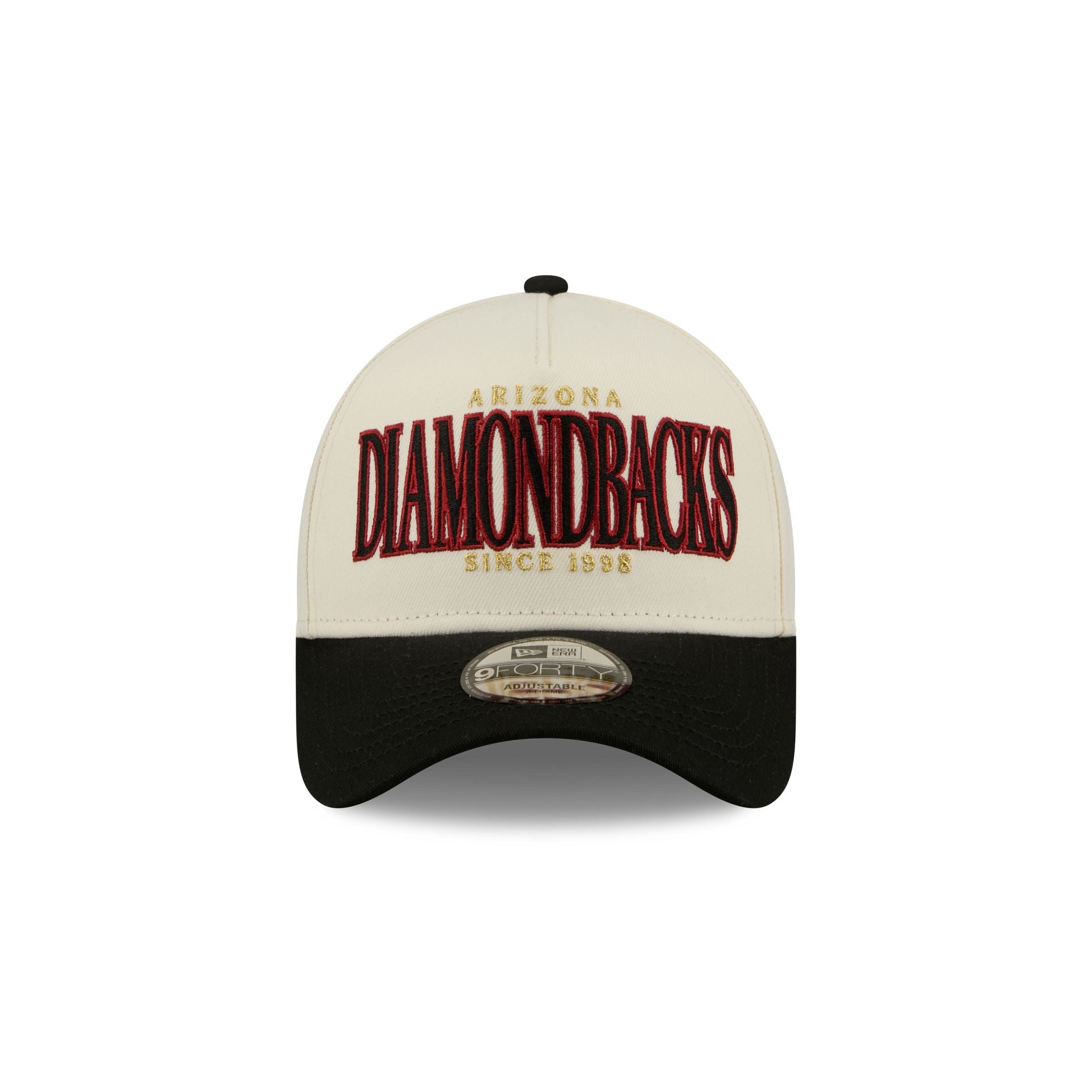 Alternative view of Arizona Diamondbacks Opening Day Chrome White 9Forty A-Frame Snapback Hat