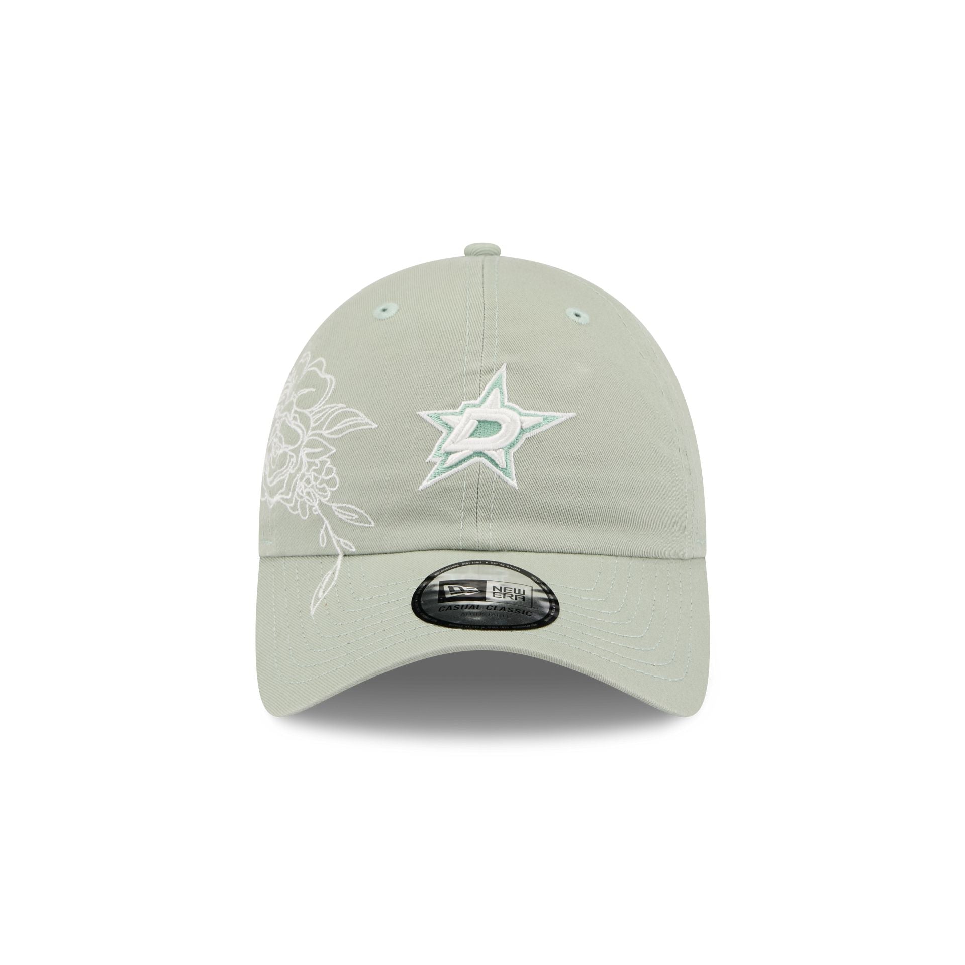 Alternative view of Dallas Stars Stitched Flowers Casual Classic Adjustable Hat