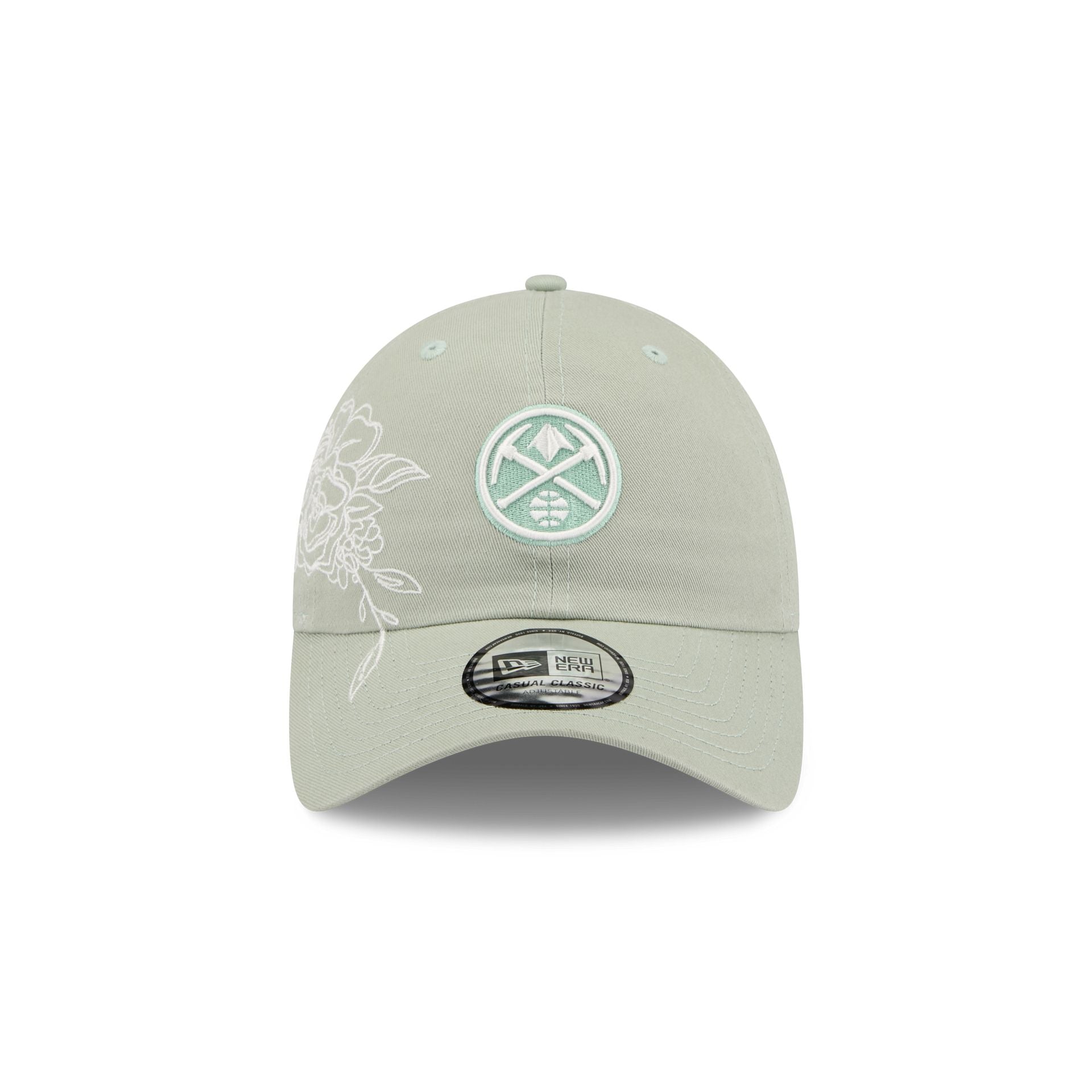 Alternative view of Denver Nuggets Stitched Flowers Casual Classic Adjustable Hat