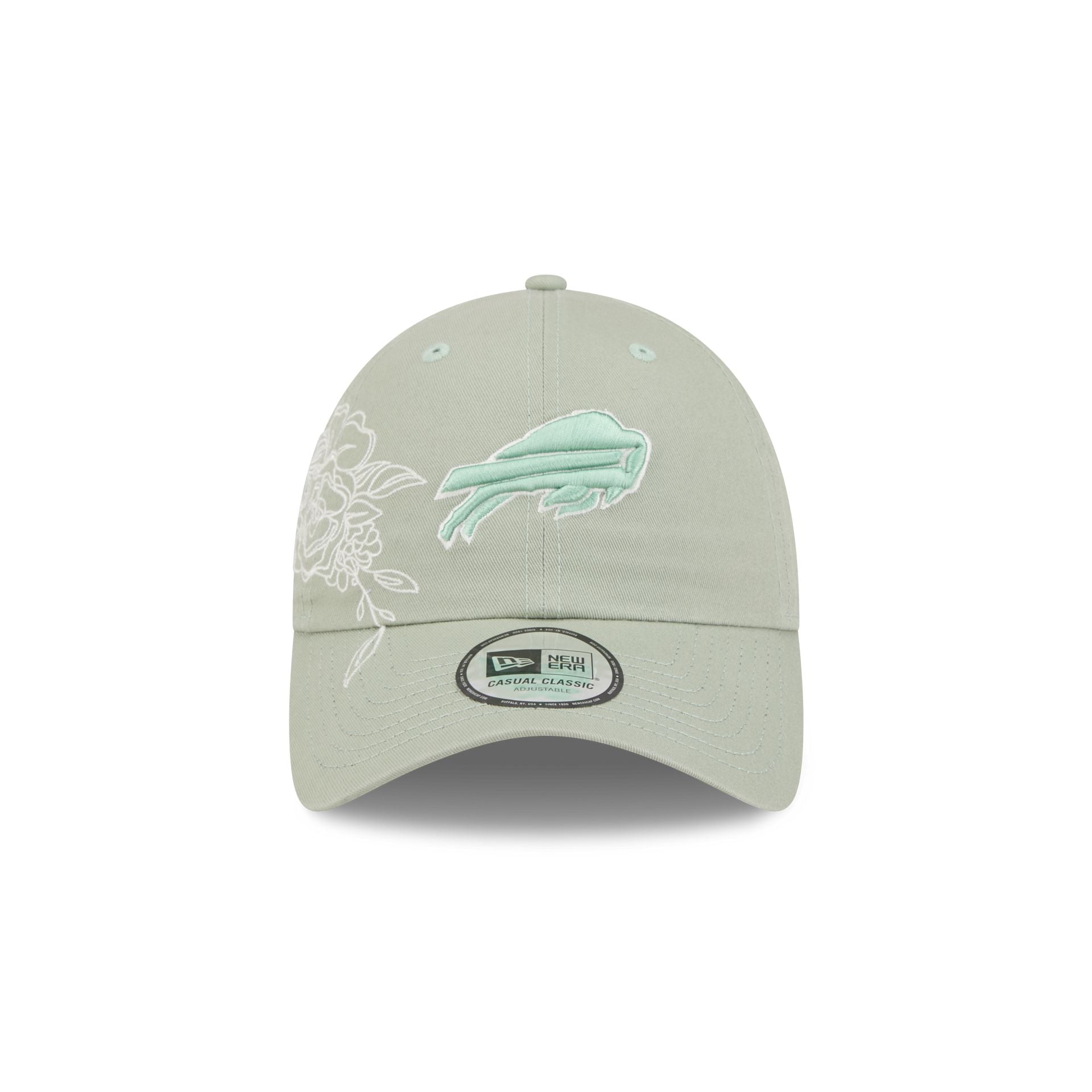 Alternative view of Buffalo Bills Stitched Flowers Casual Classic Adjustable Hat