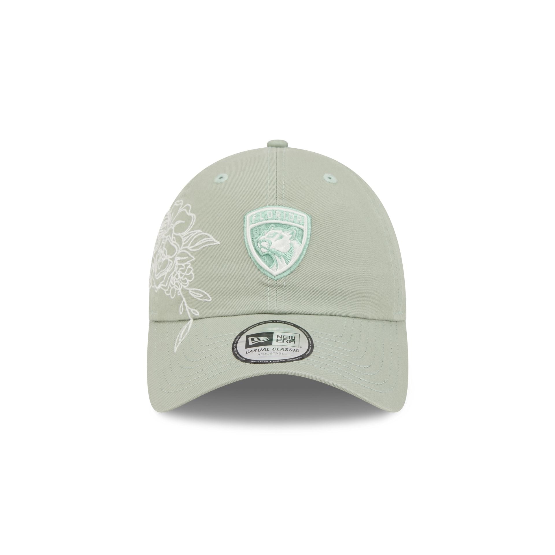 Alternative view of Florida Panthers Stitched Flowers Casual Classic Adjustable Hat