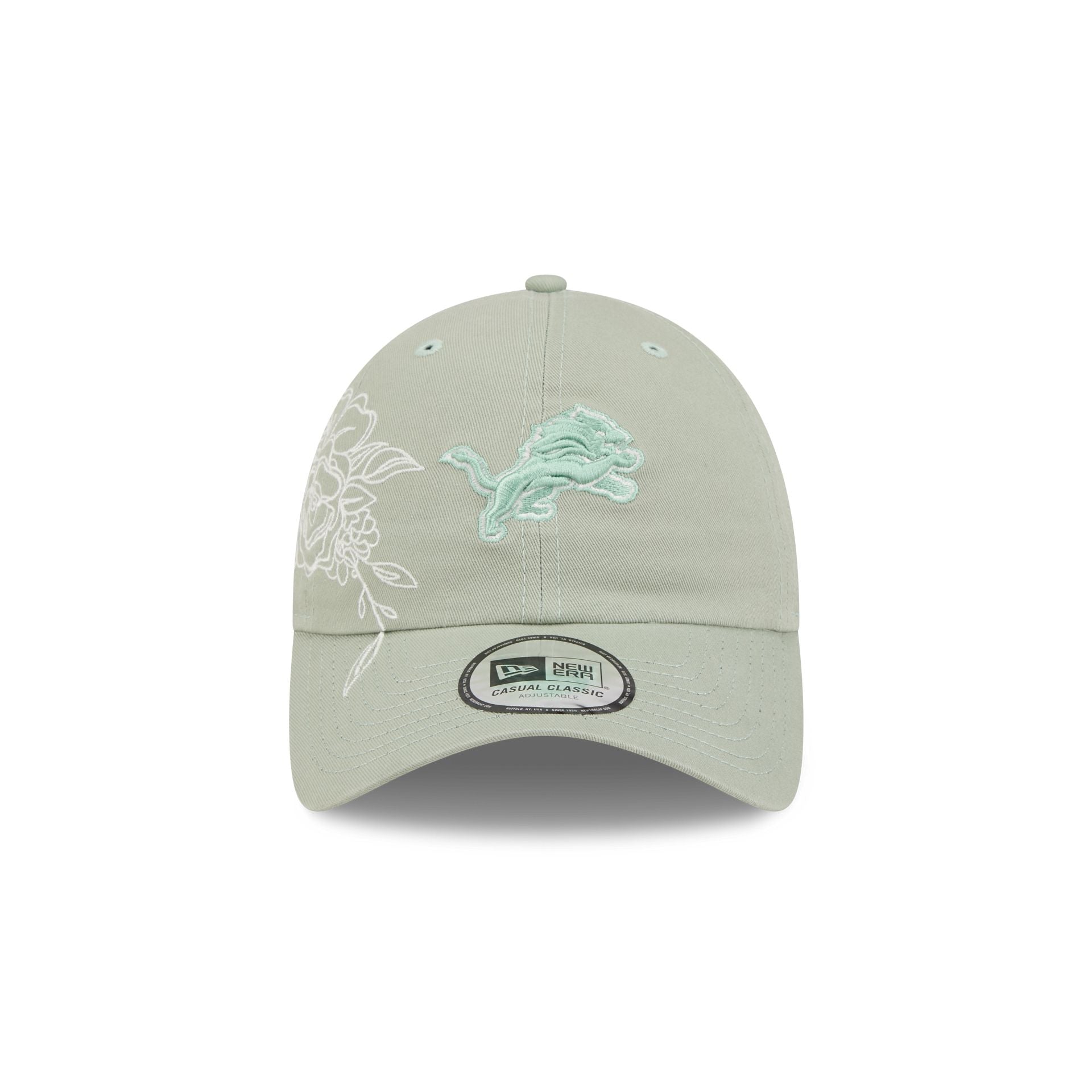 Alternative view of Detroit Lions Stitched Flowers Casual Classic Adjustable Hat