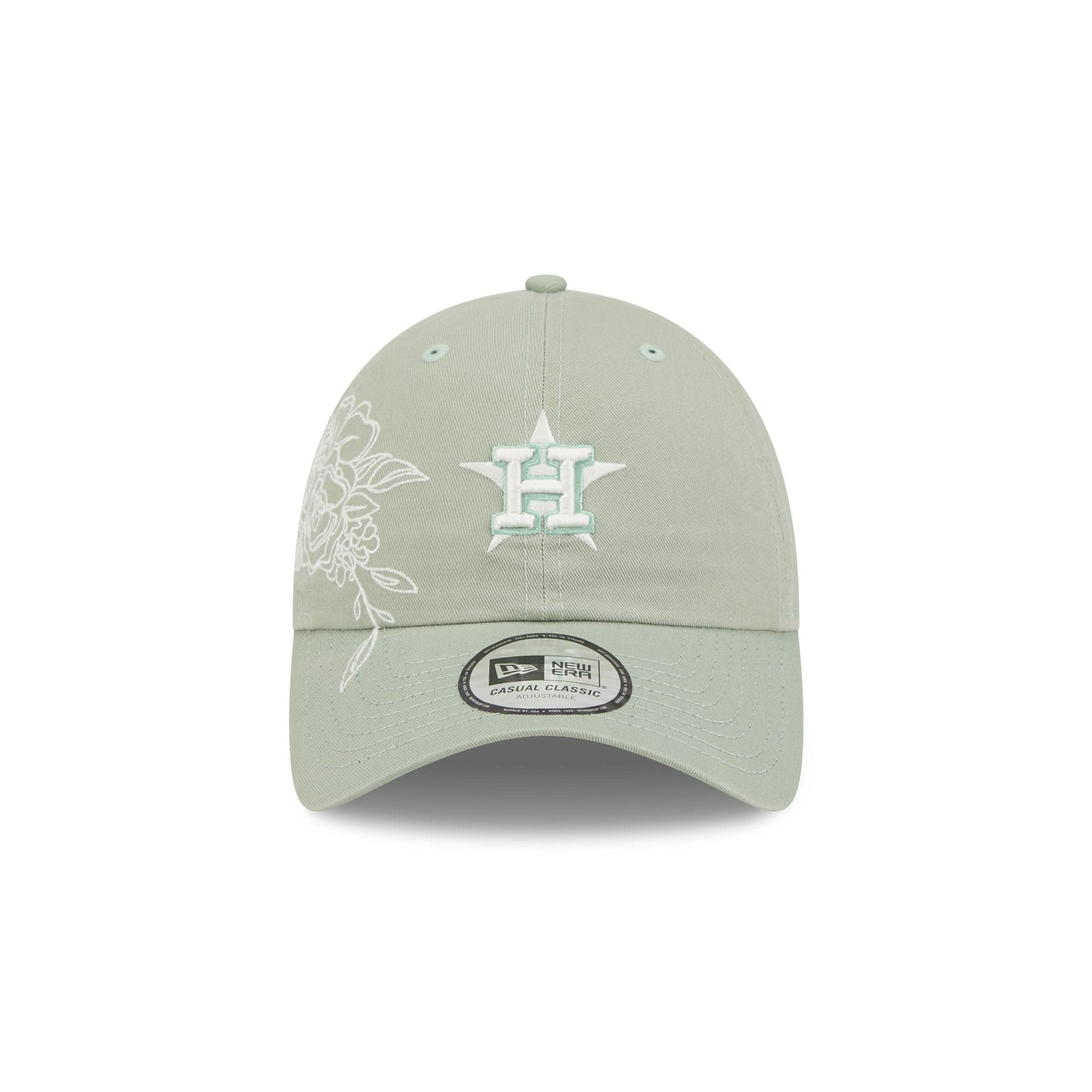 Alternative view of Houston Astros Stitched Flowers Casual Classic Adjustable Hat
