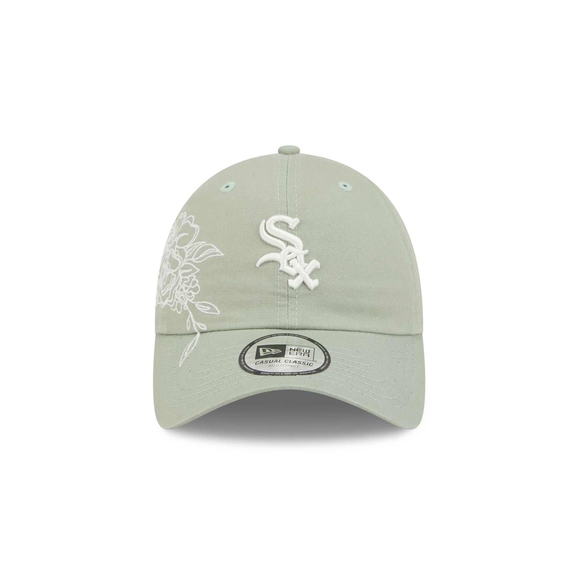 Alternative view of Chicago White Sox Stitched Flowers Casual Classic Adjustable Hat