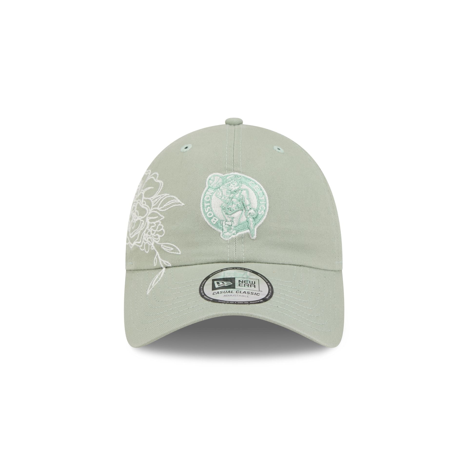 Alternative view of Boston Celtics Stitched Flowers Casual Classic Adjustable Hat