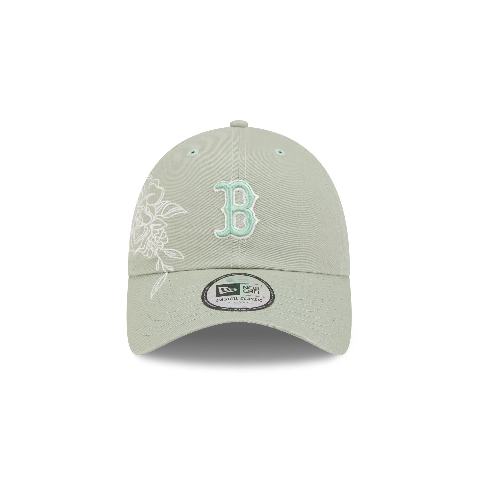 Alternative view of Boston Red Sox Stitched Flowers Casual Classic Adjustable Hat