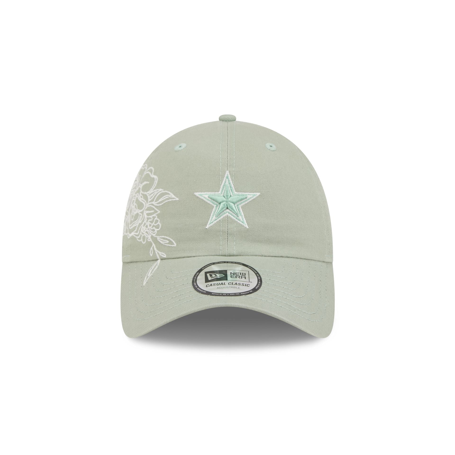 Alternative view of Dallas Cowboys Stitched Flowers Casual Classic Adjustable Hat