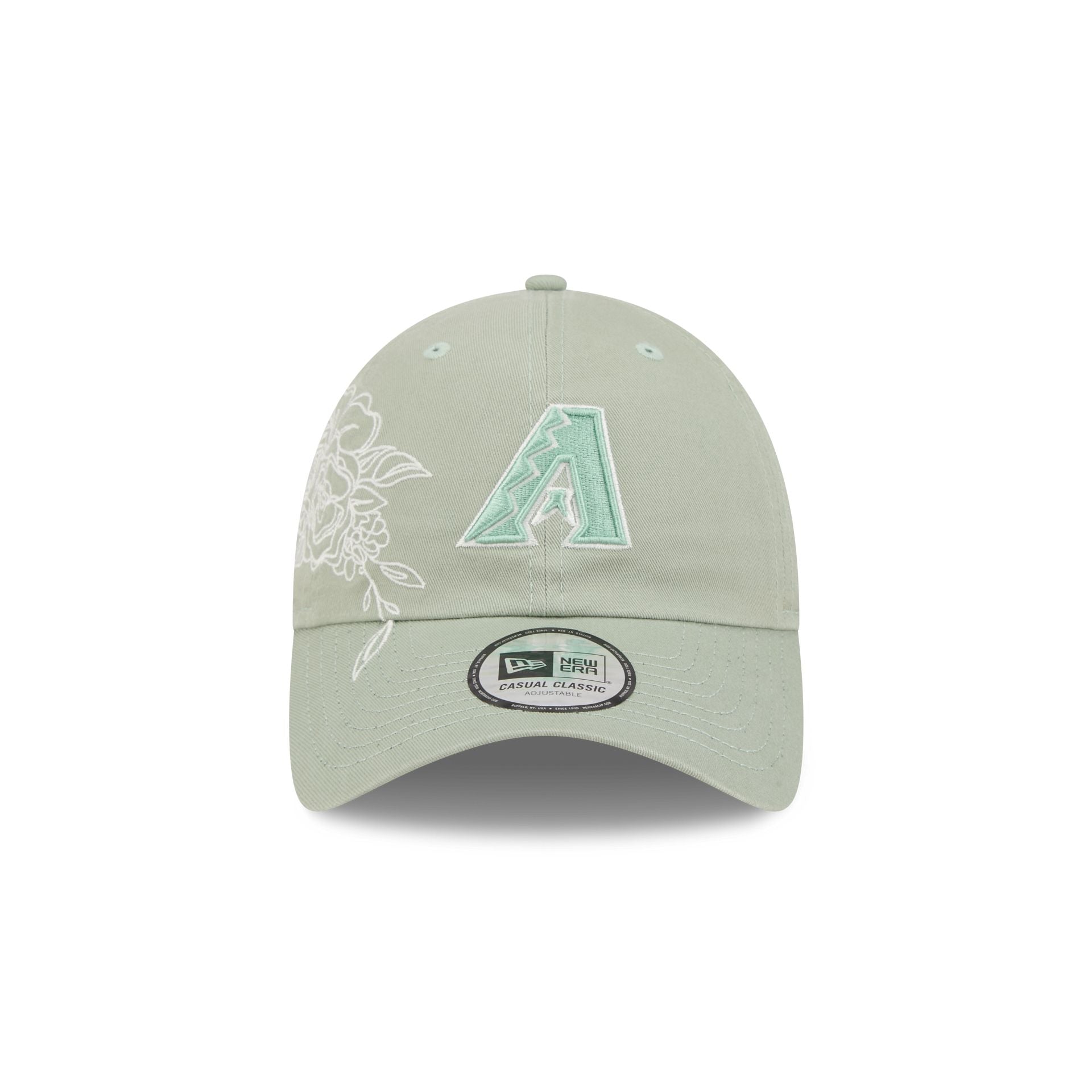 Alternative view of Arizona Diamondbacks Stitched Flowers Casual Classic Adjustable Hat