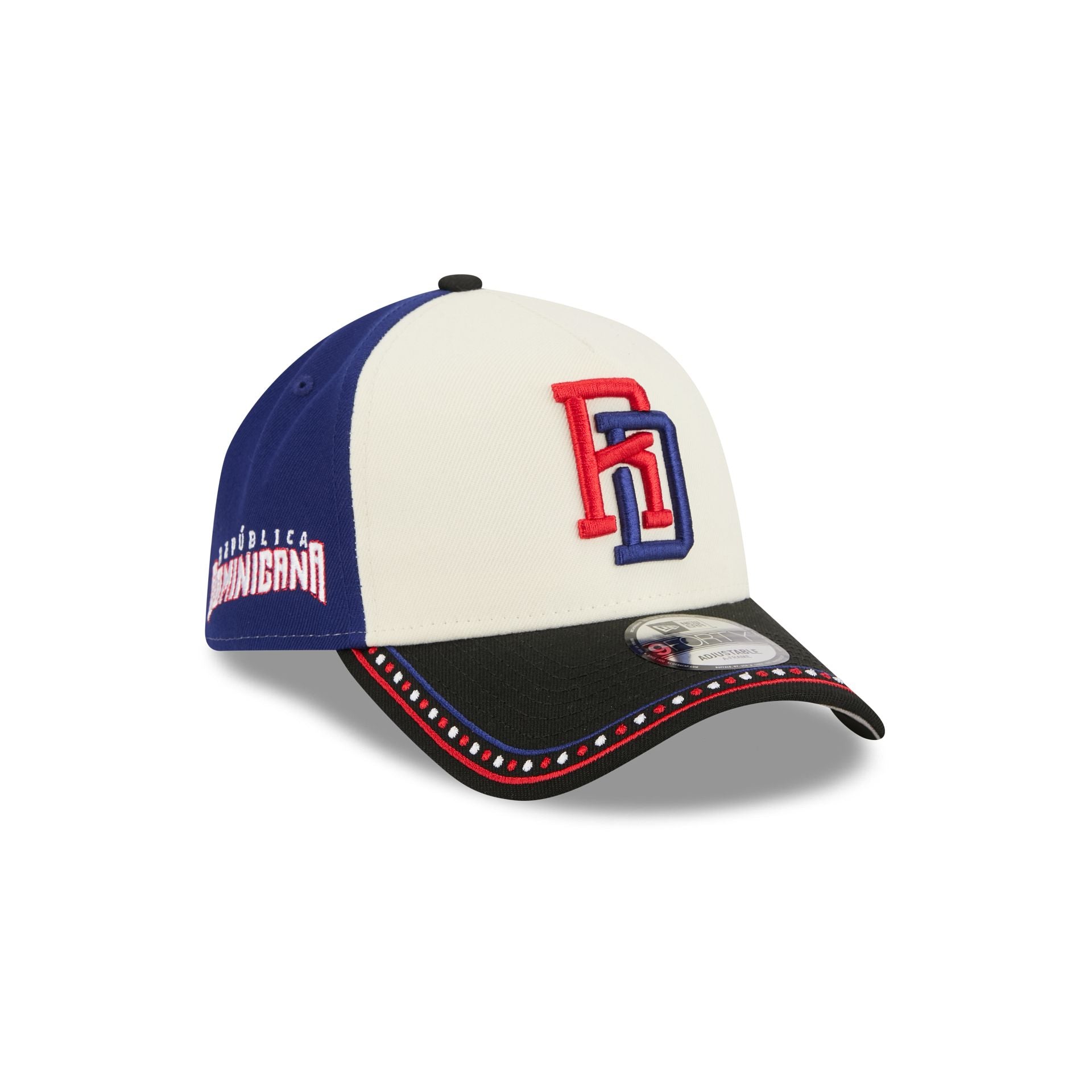 Dominican Republic Two-Tone Navy 9Forty A-Frame Snapback Hat