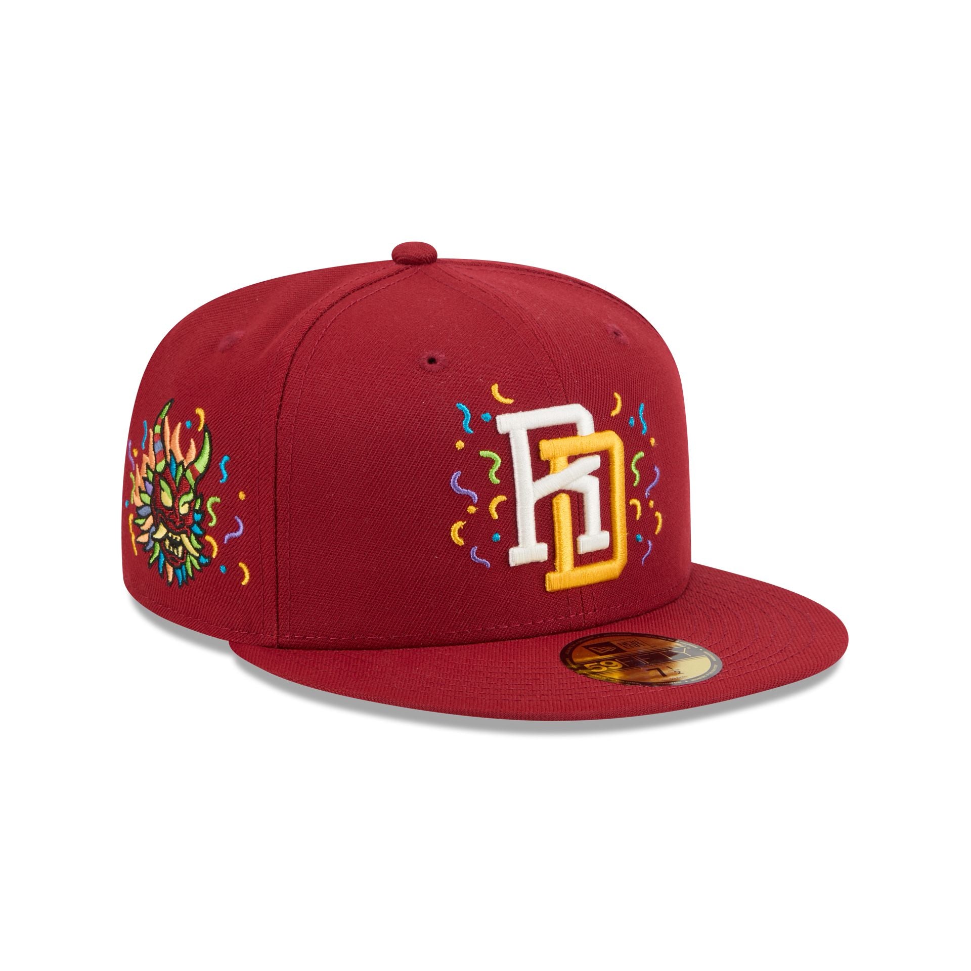 Dominican Republic Diablo Cojuelo Red 59Fifty Fitted Hat