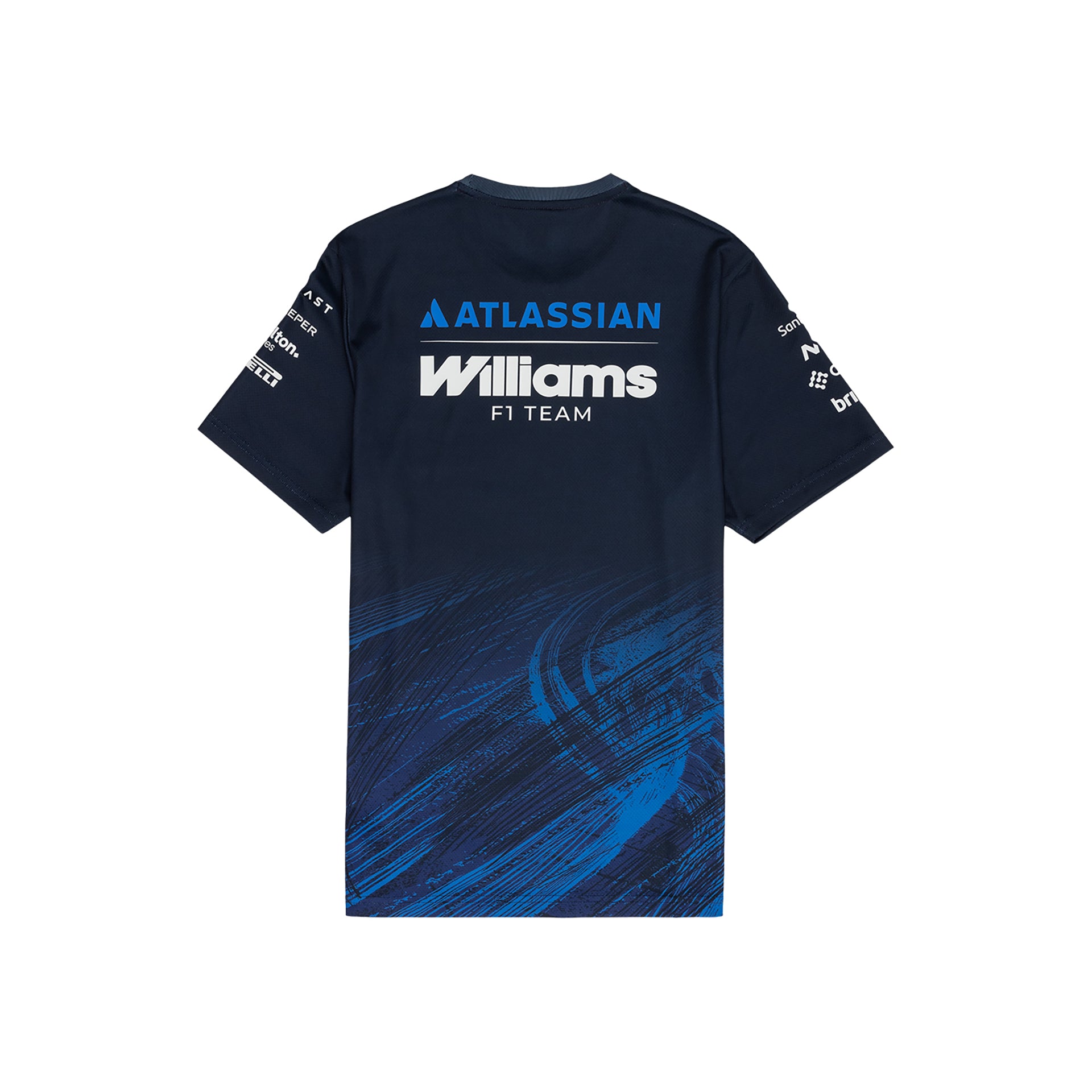 Alternative view of Atlassian Williams F1 Team Team Line Alex Albon Tech T-Shirt