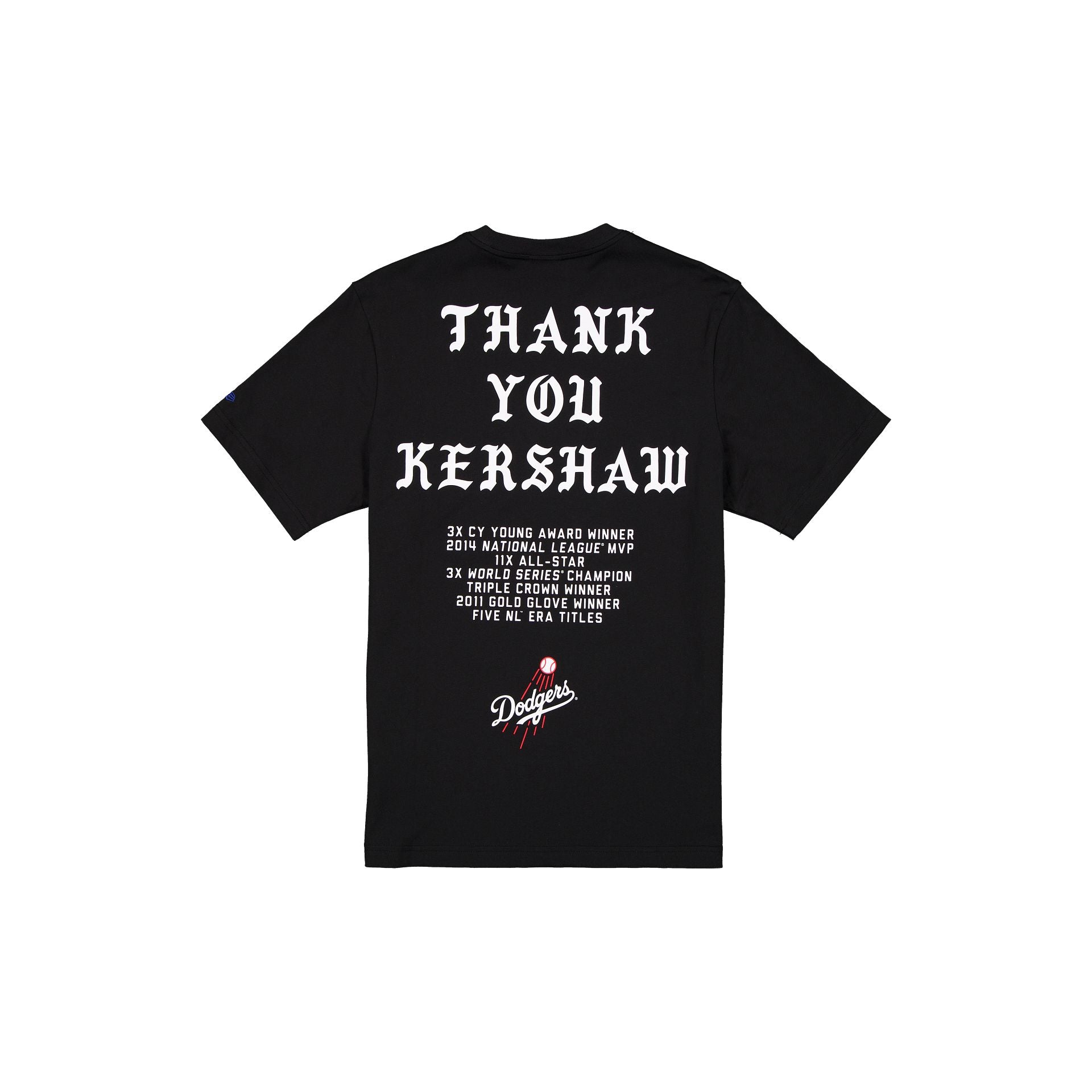 Alternative view of Born X Raised Los Angeles Dodgers Clayton Kershaw T-Shirt