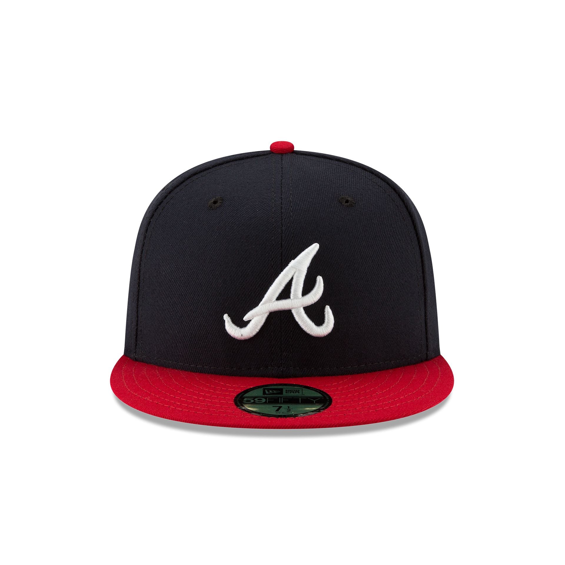 Alternative view of Atlanta Braves Authentic Collection Home 59Fifty Fitted Hat