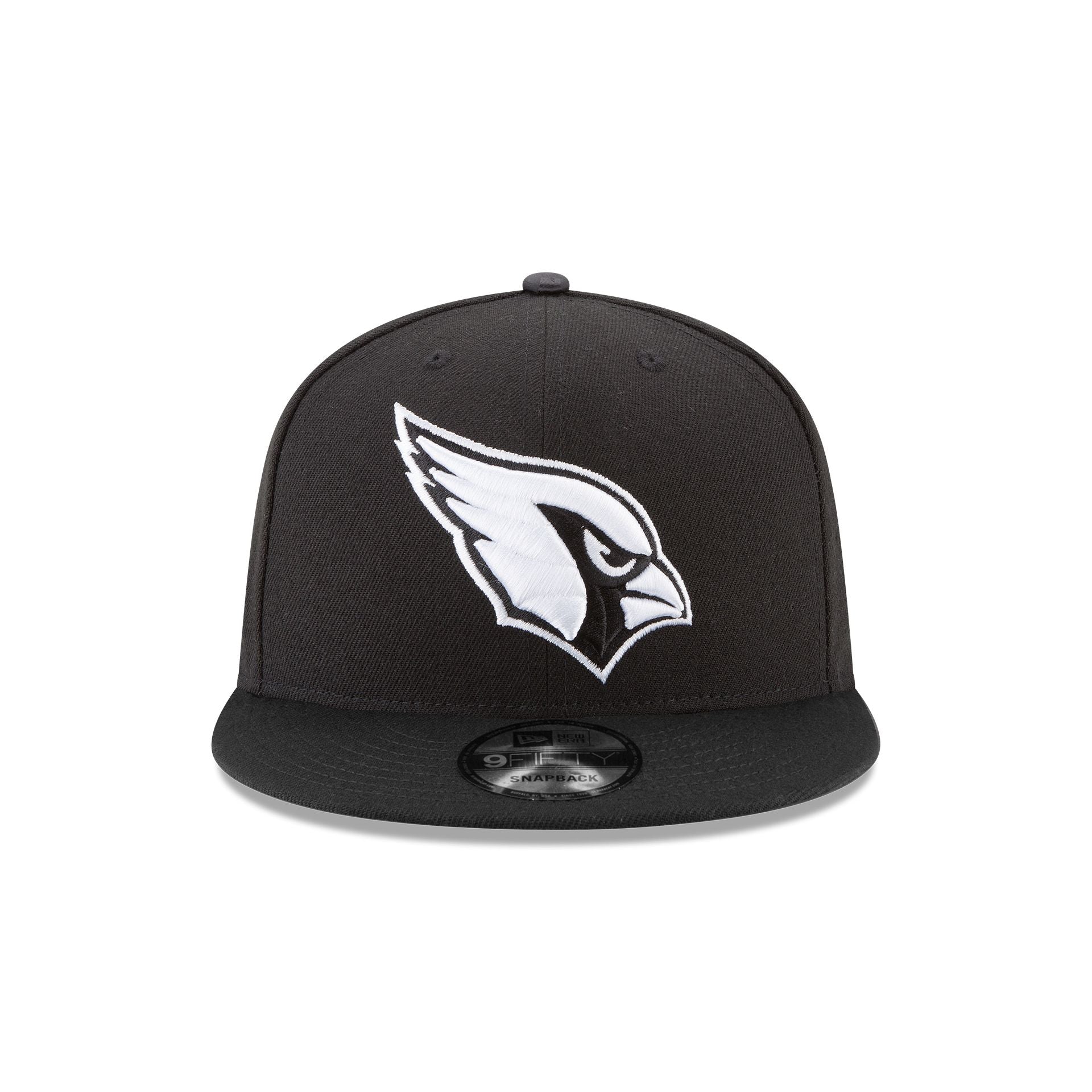 Alternative view of Arizona Cardinals Black And White 9Fifty Snapback Hat