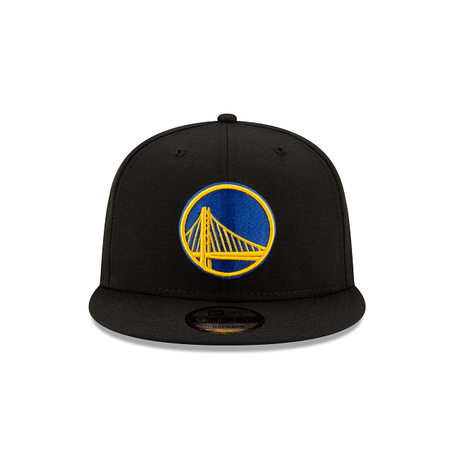 Alternative view of Golden State Warriors Basic Black 9Fifty Snapback Hat