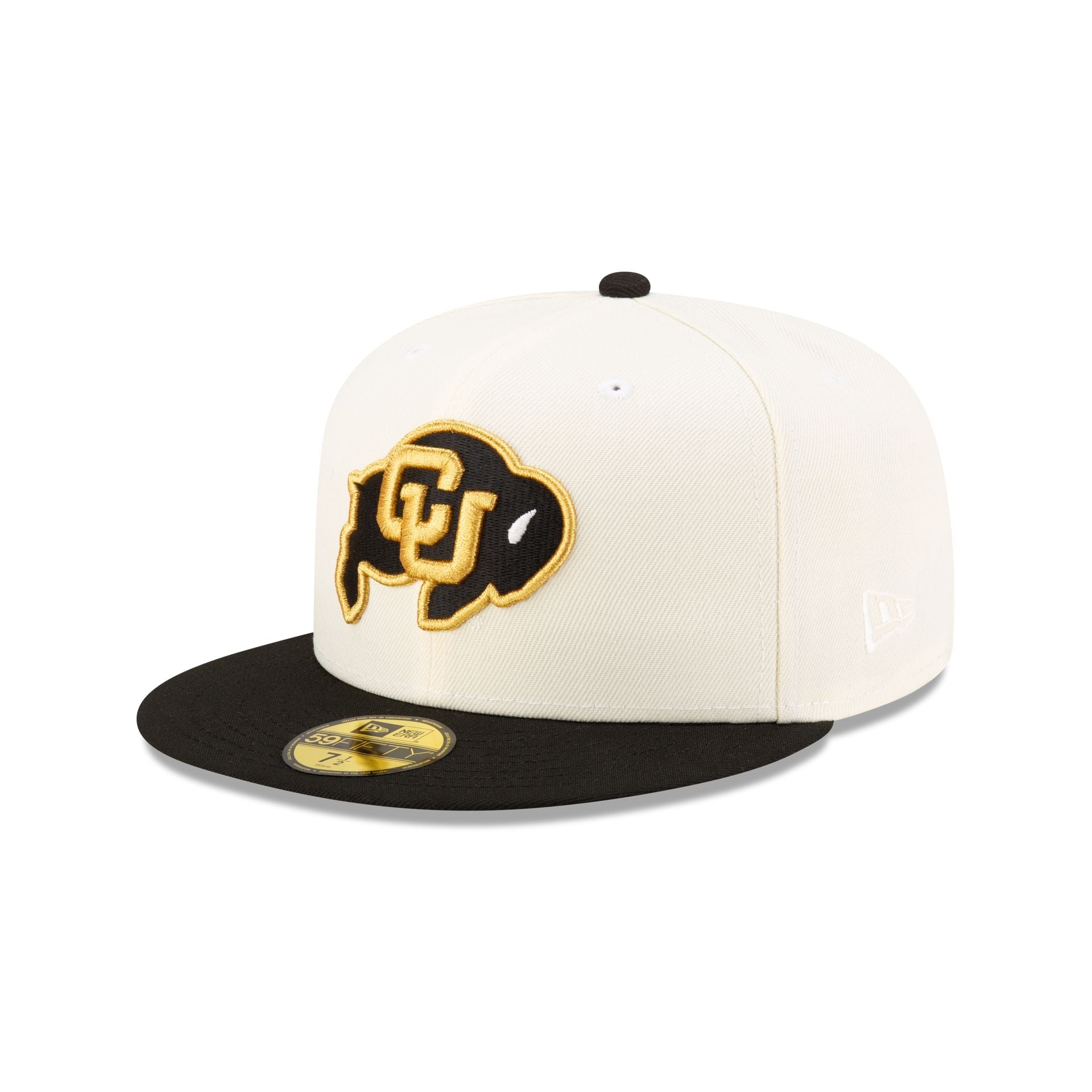 Colorado Buffaloes White 59Fifty Fitted Hat