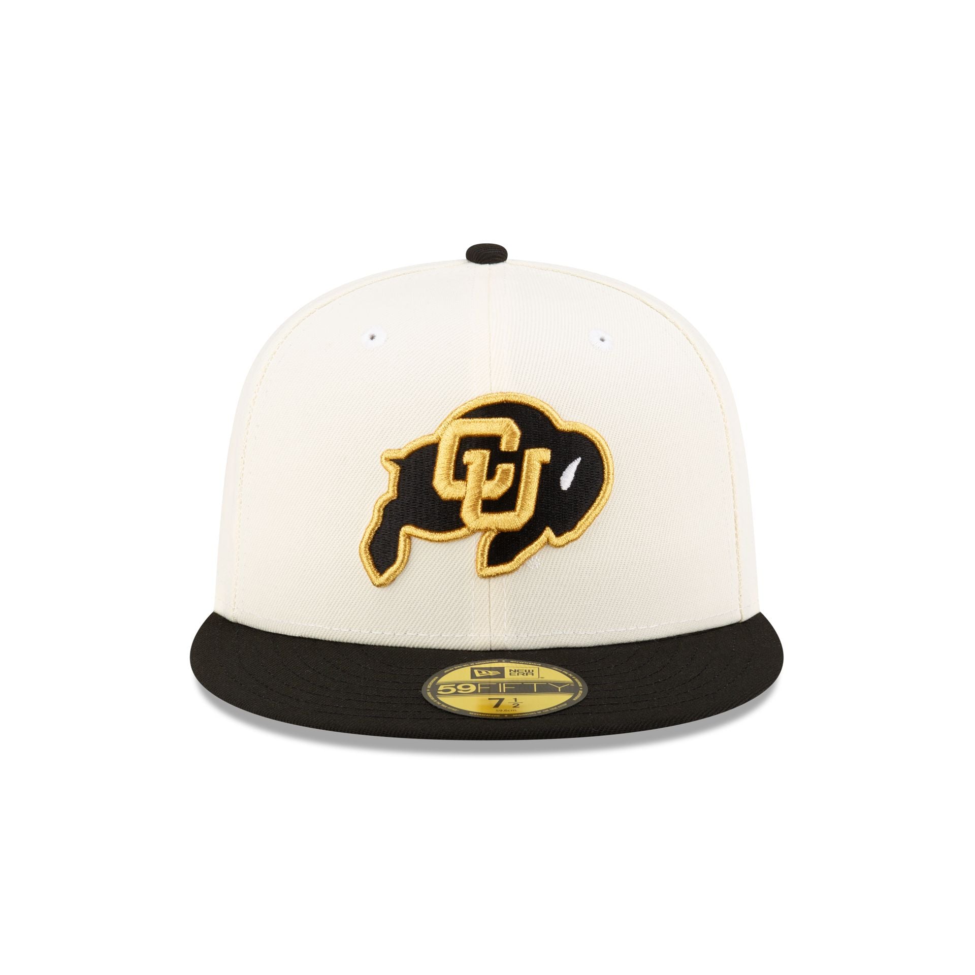Alternative view of Colorado Buffaloes White 59Fifty Fitted Hat