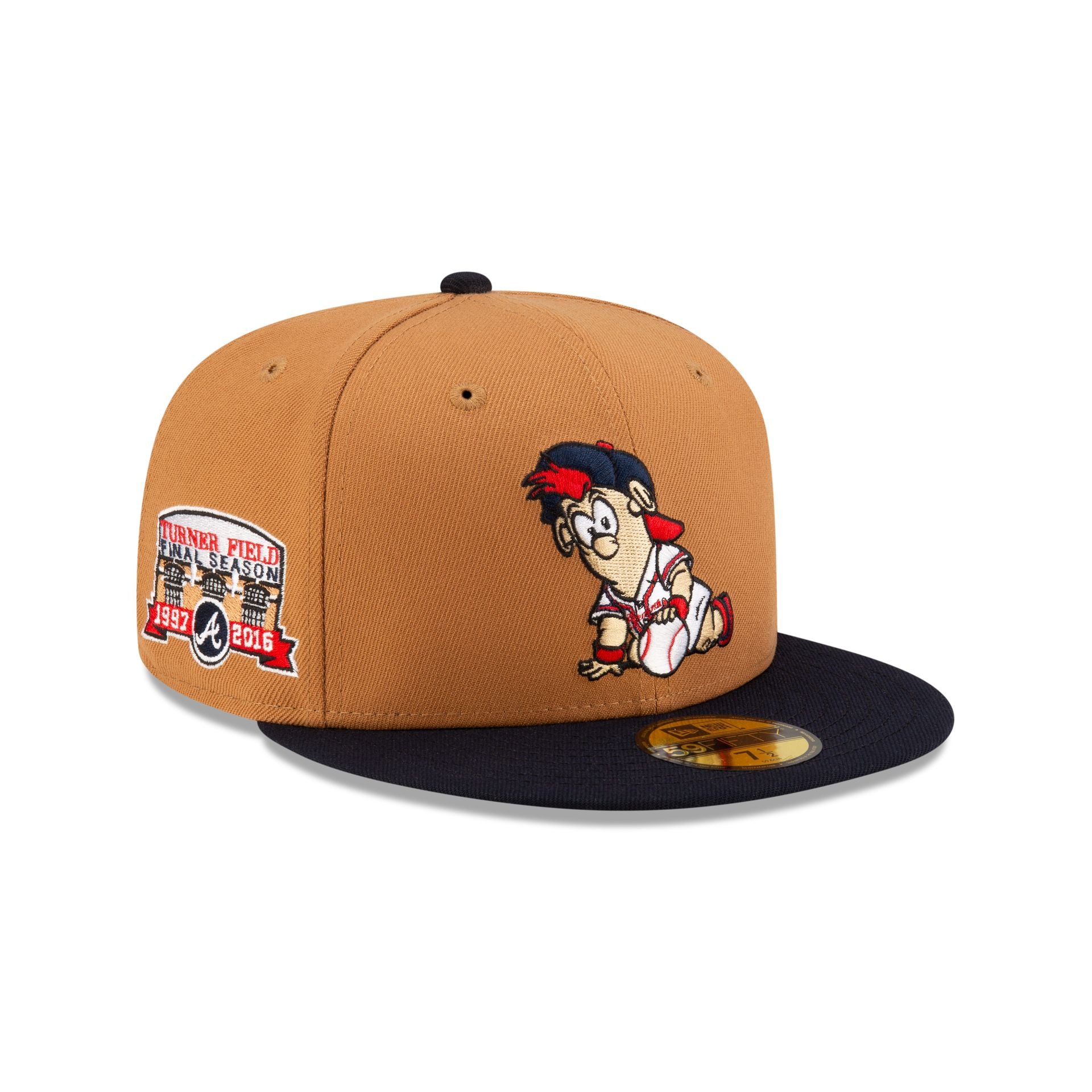 Atlanta Braves Mini Mascot 59Fifty Fitted Hat