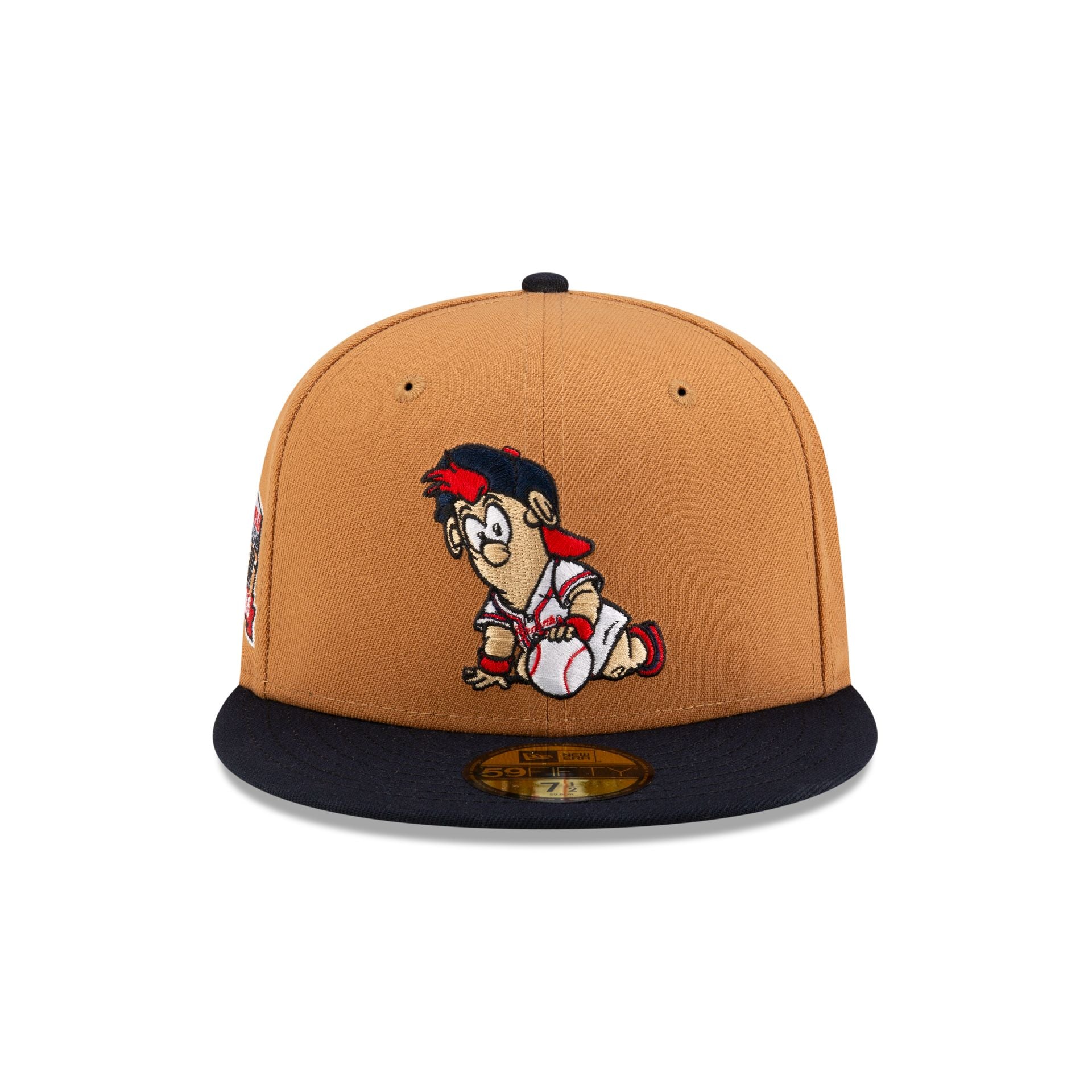 Alternative view of Atlanta Braves Mini Mascot 59Fifty Fitted Hat