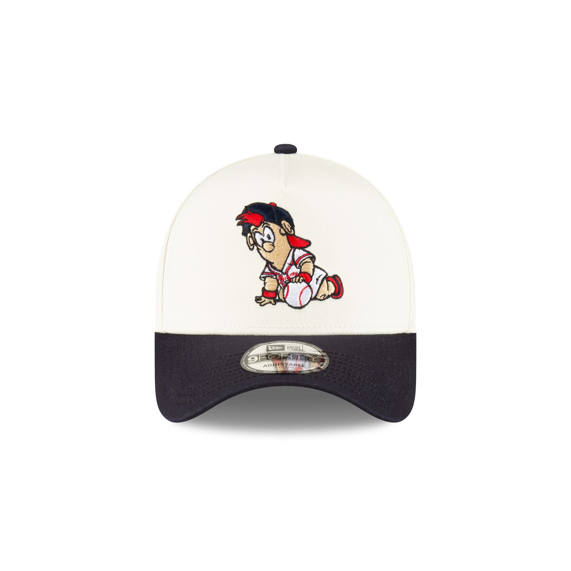 Alternative view of Atlanta Braves Mini Mascot 9Forty A-Frame Snapback Hat