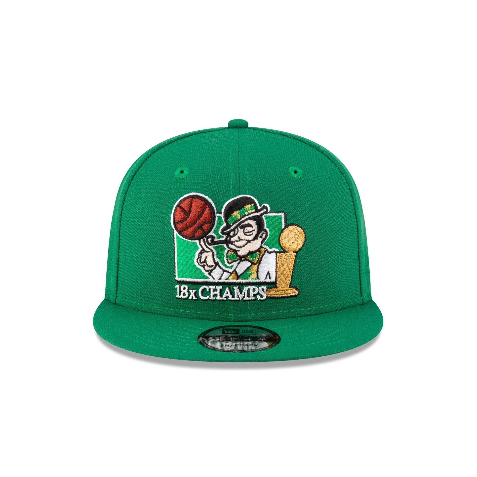 Alternative view of Boston Celtics 18X Champs Lucky Green 9Fifty Snapback Hat