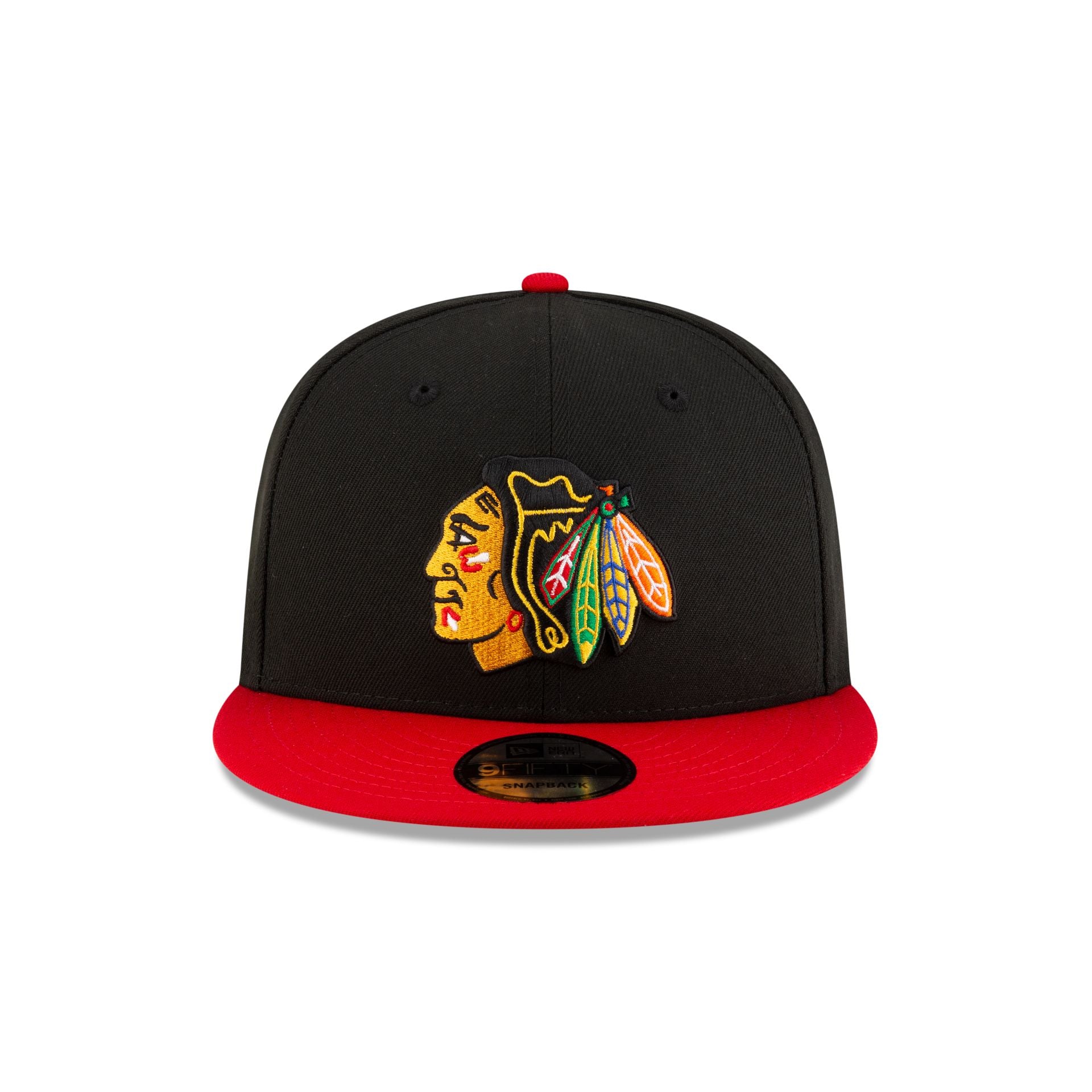 Alternative view of Chicago Blackhawks Black 9Fifty Snapback Hat