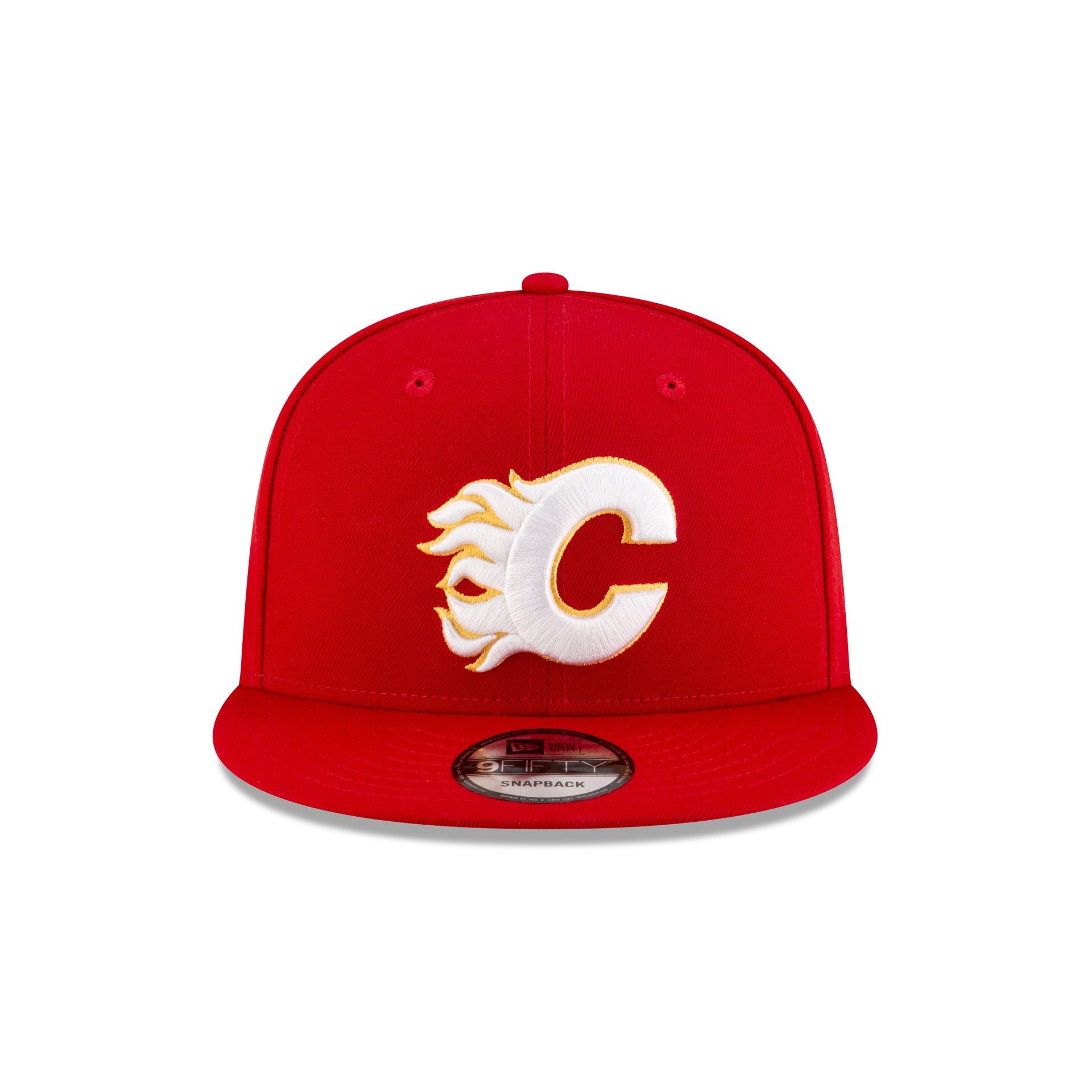 Alternative view of Calgary Flames Red 9Fifty Snapback Hat