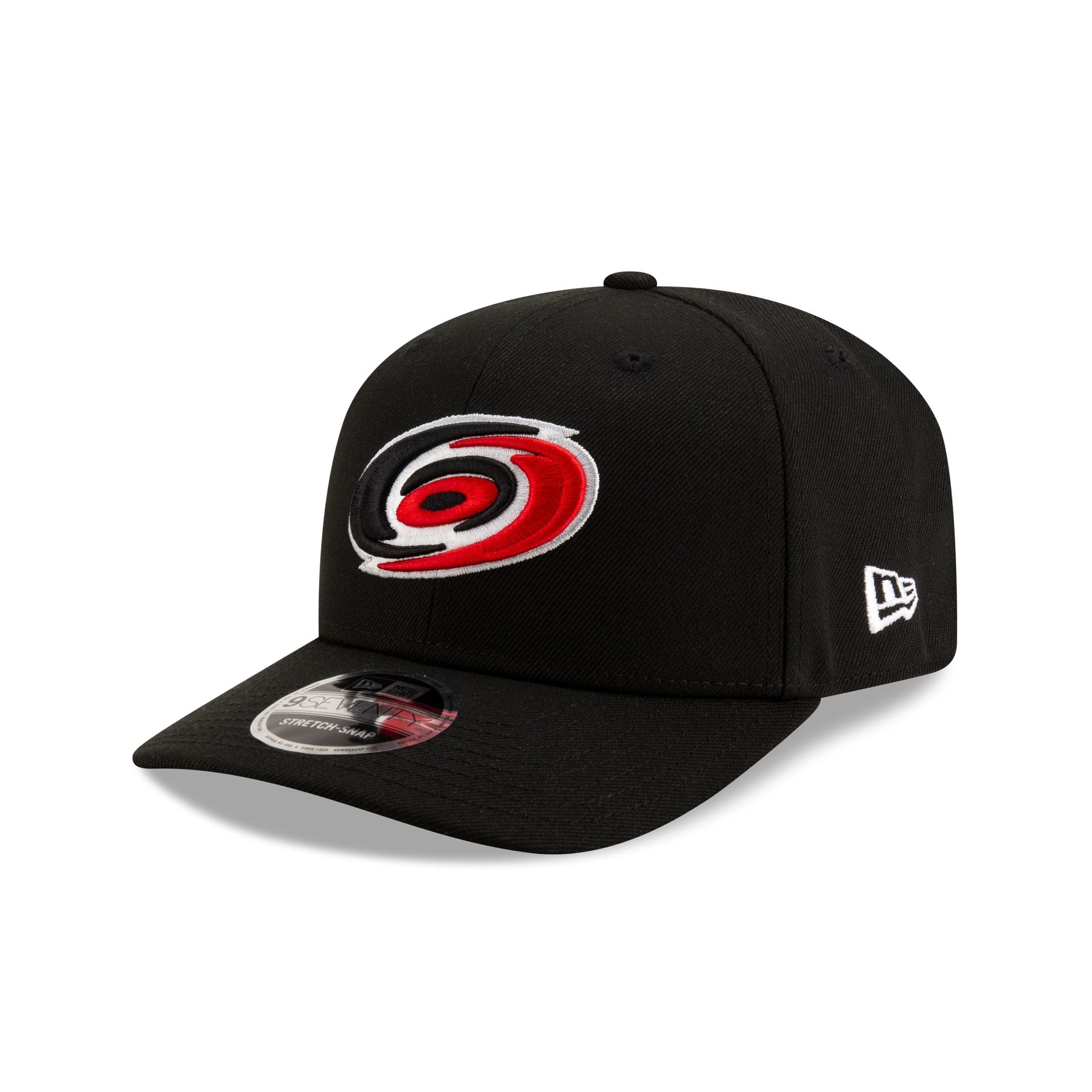 Carolina Hurricanes Black 9Seventy Stretch-Snap Hat