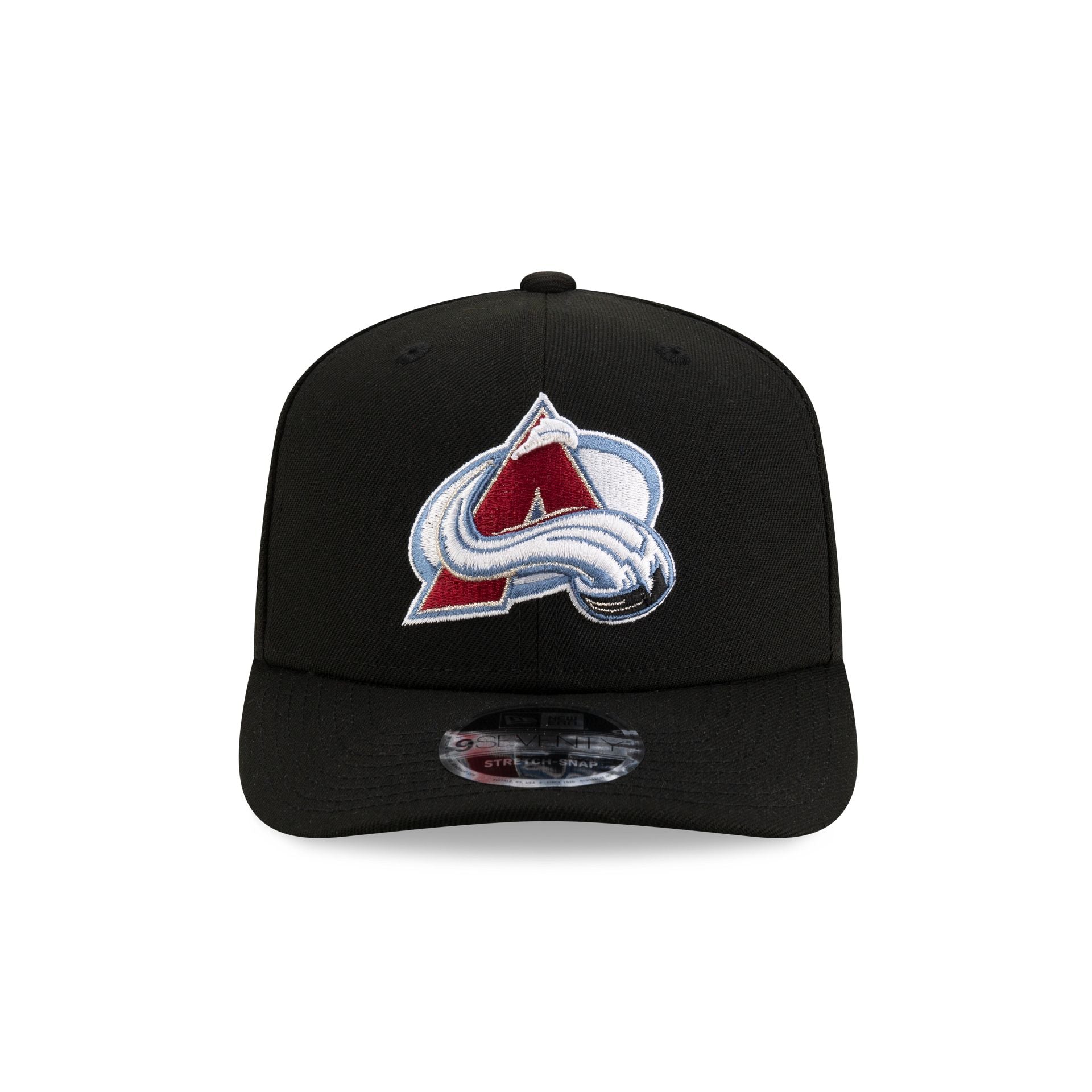 Alternative view of Colorado Avalanche Black 9Seventy Stretch-Snap Hat