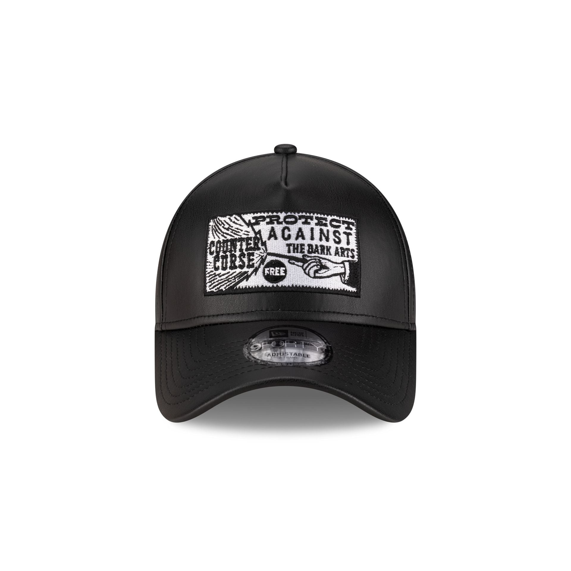 Alternative view of Harry Potter Dark Arts Faux Leather 9Forty A-Frame Snapback Hat