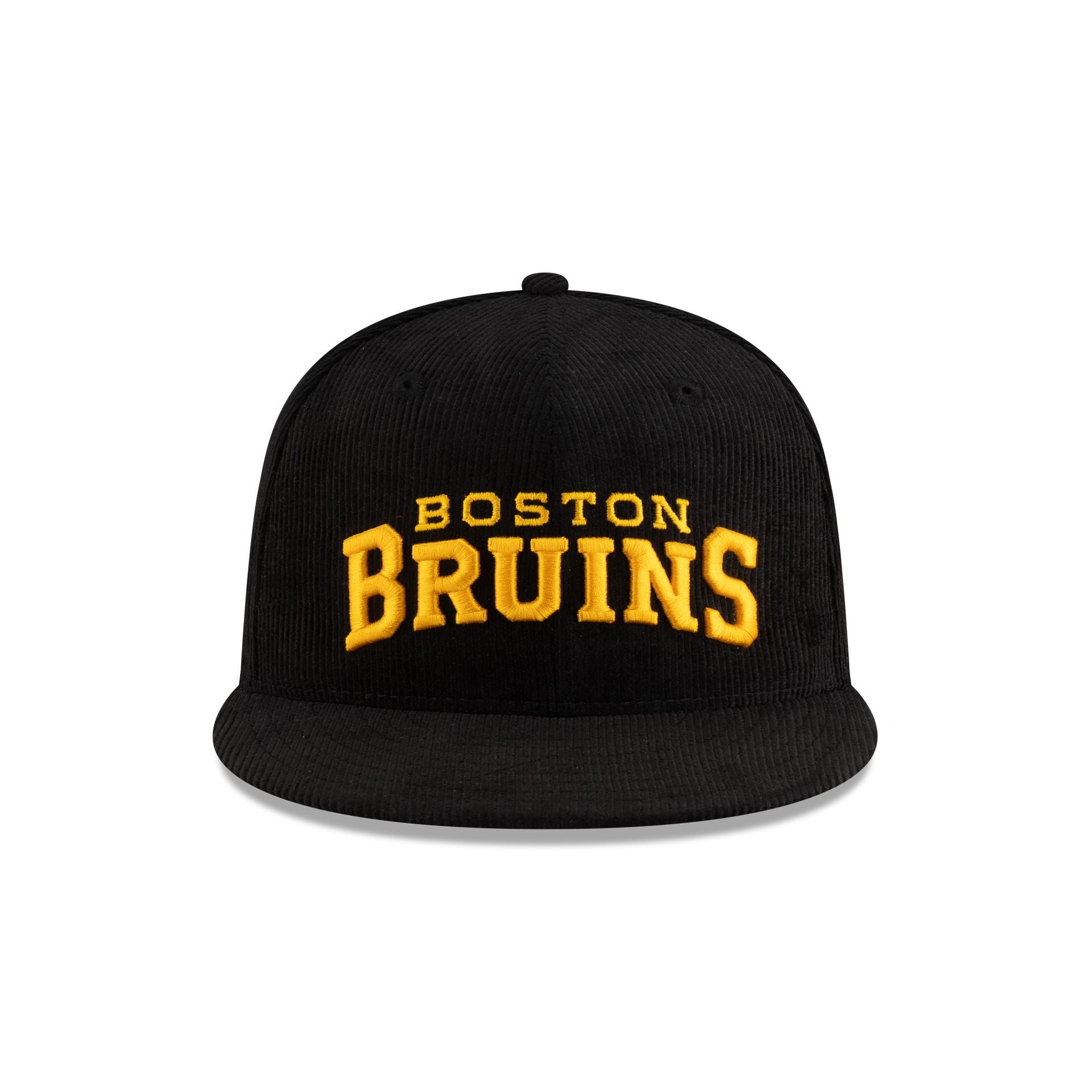 Alternative view of Boston Bruins Black Corduroy 59Fifty Fitted Hat