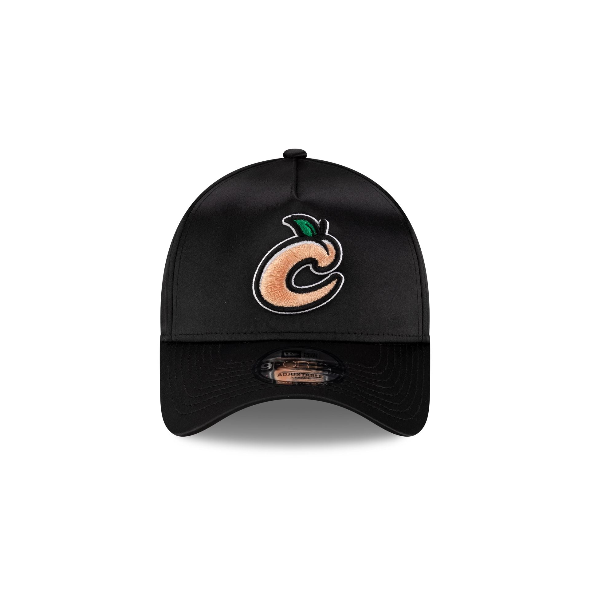 Alternative view of Columbus Clingstones Black Satin 9Forty A-Frame Snapback Hat